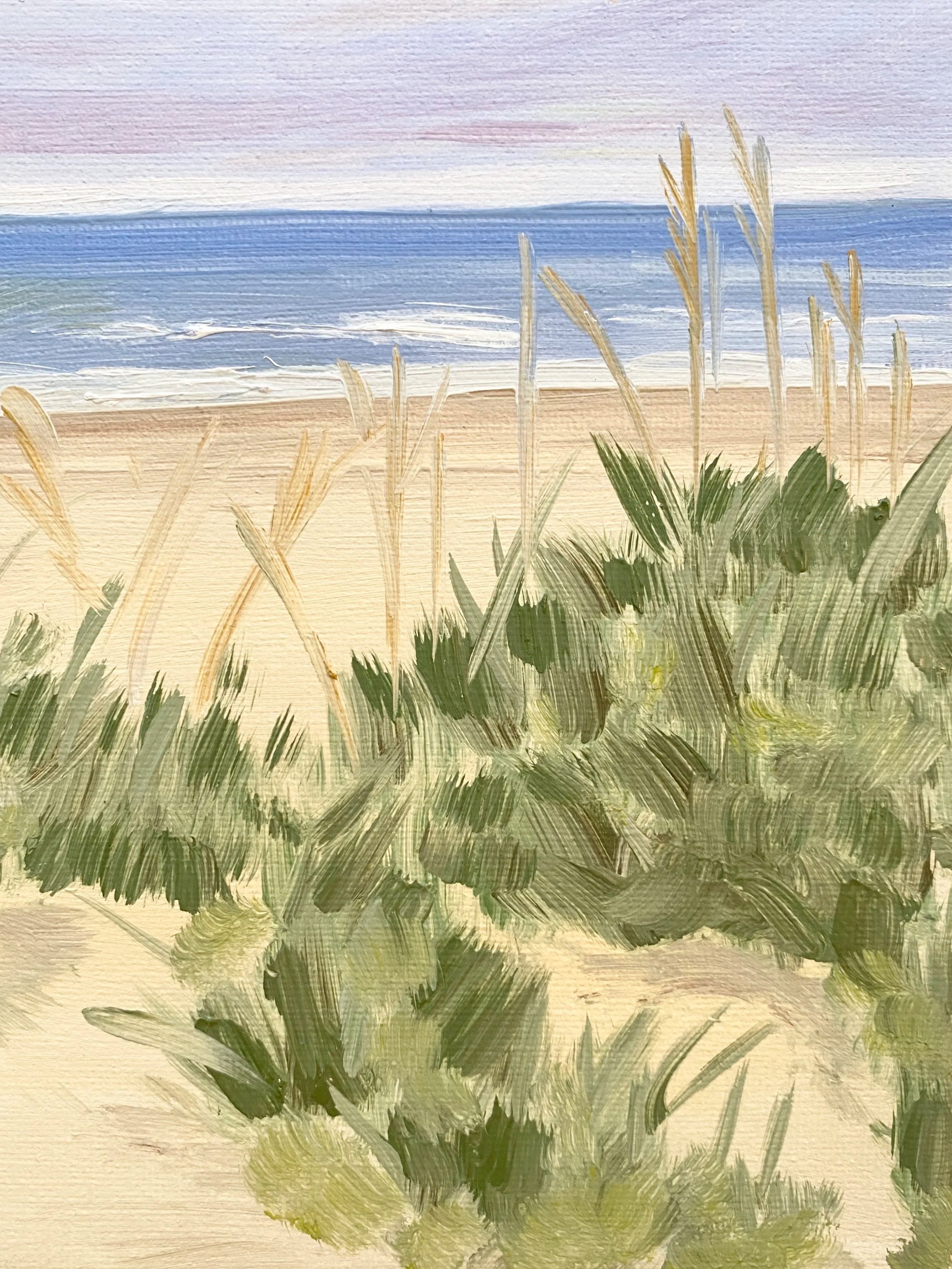DUNES AT JAX BEACH | 9X12 | acrylic on canvas