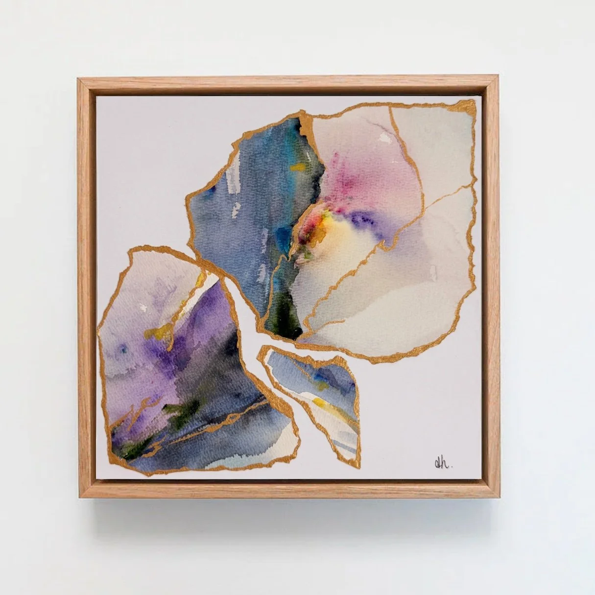 BROKEN VESSELS | 8x8 | mixed media on cradled panel
// a reminder that what was broken can always be made new //