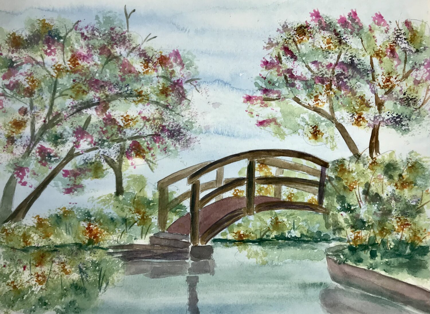 Simply Watercolors: Japanese Garden — Edwardsville Arts Center