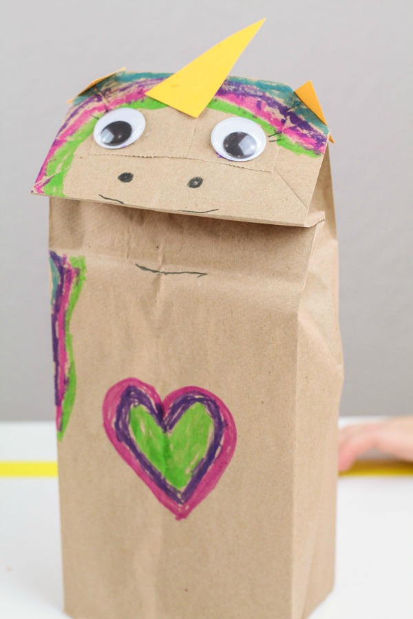 56 Easy & Fun Paper Bag Puppets [With Templates!] | Paper bag puppets, Fun  paper bag, Paper bag crafts