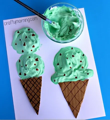 Free Saturday Class - Puffy Paint Ice Cream