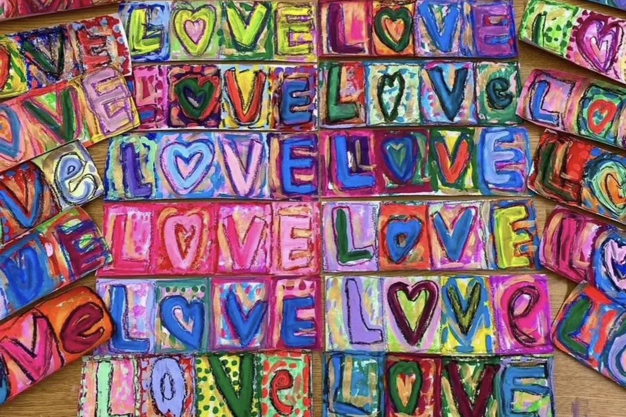 Free Saturday Class - Concentric "LOVE" Letters