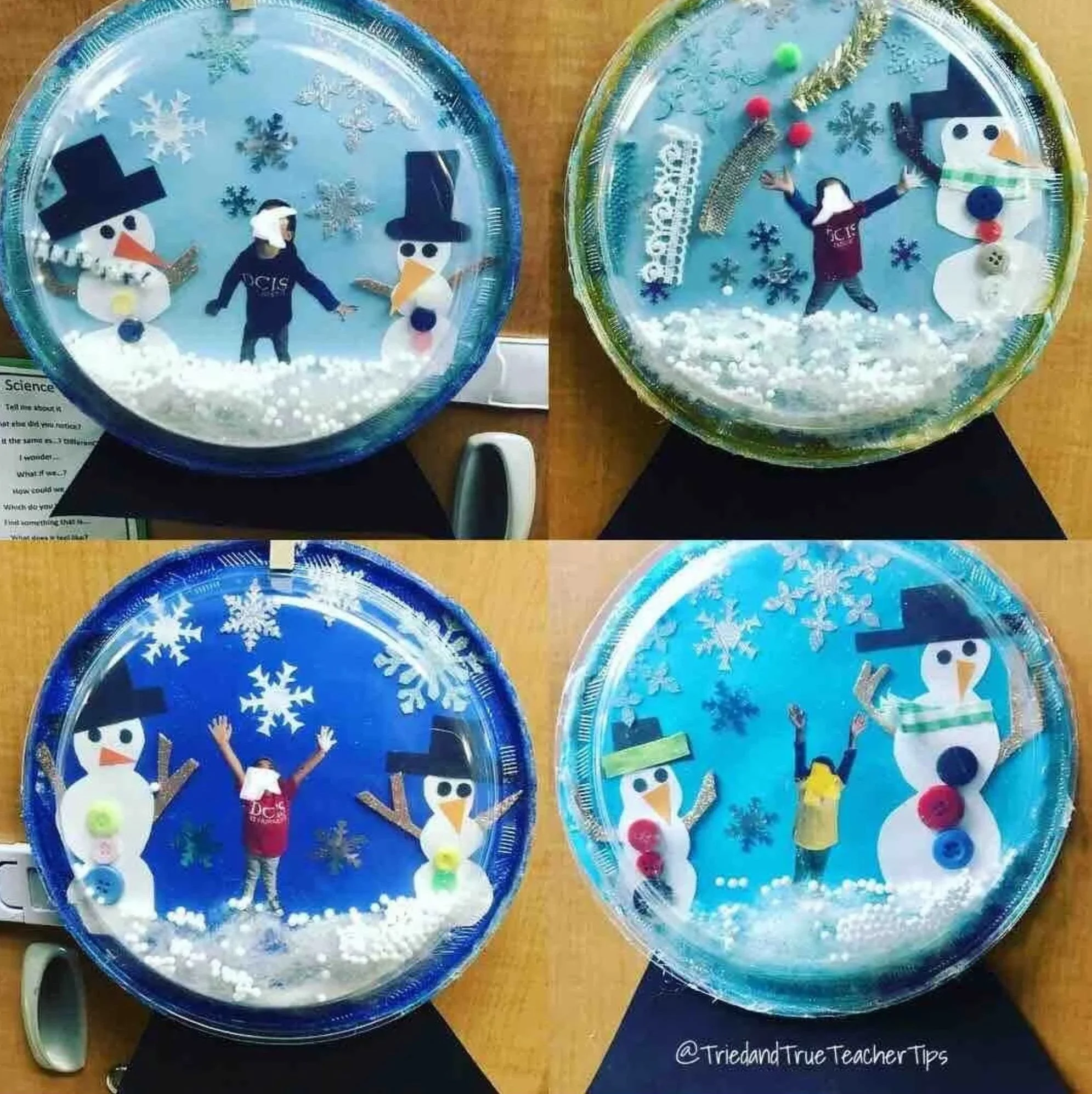 Free Saturday Class - Paper Plate Snow Globes