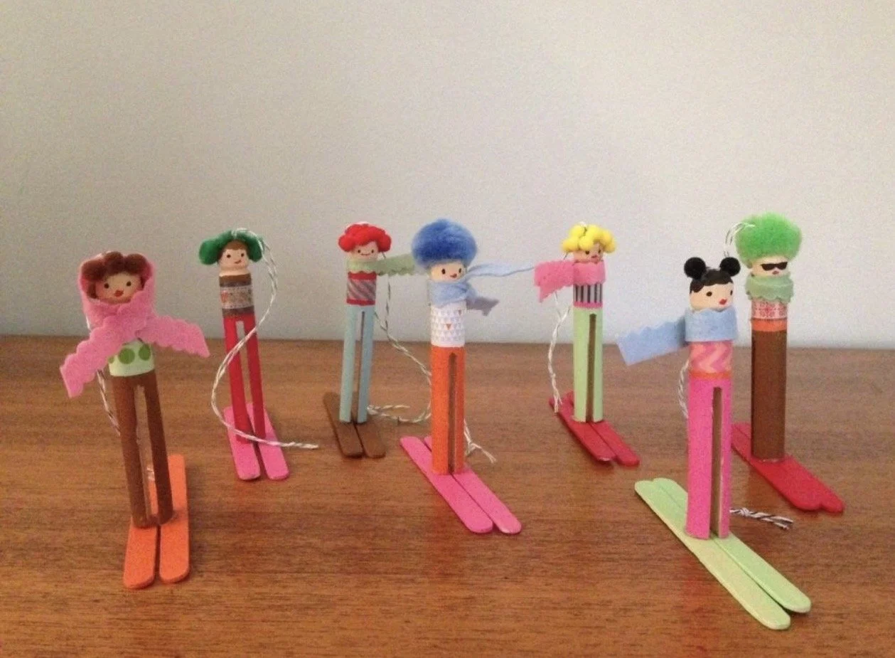 Free Saturday Class - Clothespin Skiers