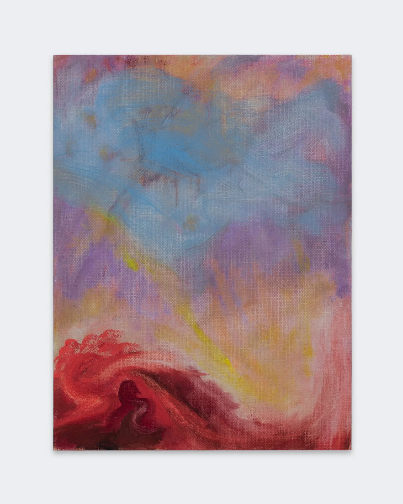 Light as a Feather, Stiff as a Board, oil on canvas, 12x9 in, 2025