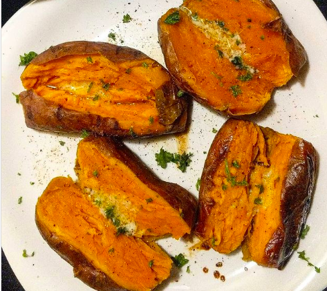 Oven Baked Sweet Potato