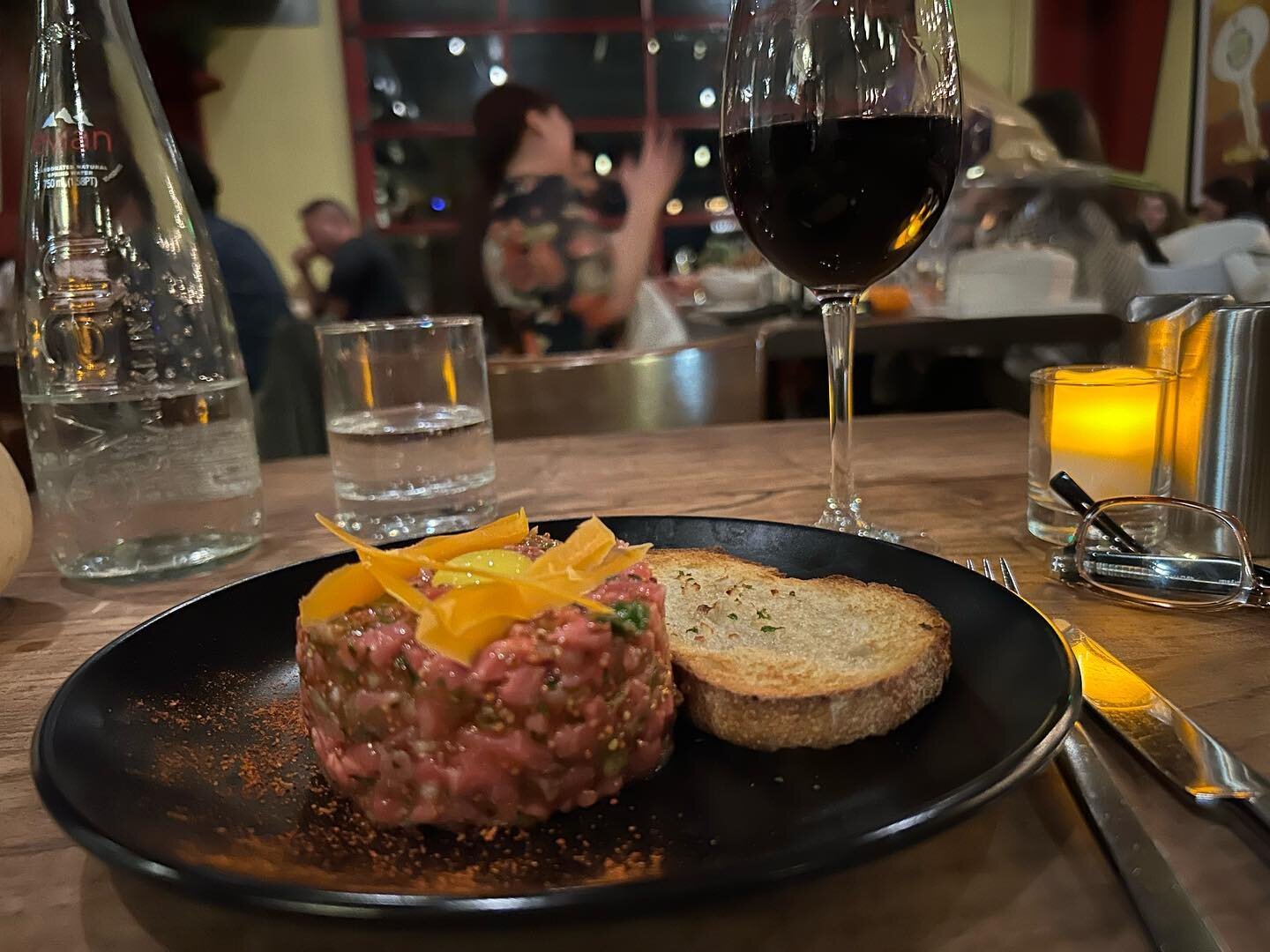Tartare de boeuf  #newmenu #beeftartare #beaujolais #bistrofood #frenchstyle #grenchrestaurant #bonappetit #visitsausalito #marincountylife