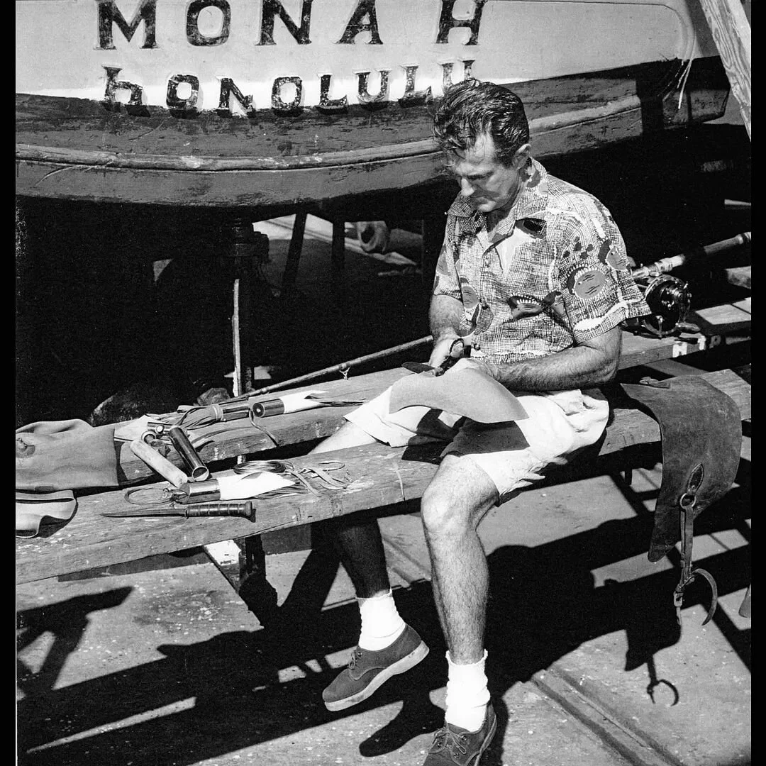 Sometimes you have to look back to move forward.... 
(Pictured: Capt George Parker circa 1950s) 
The waves from this man's actions and accomplishments still swirl and flow in the same waters he once fished. His stories have inspired and influenced an