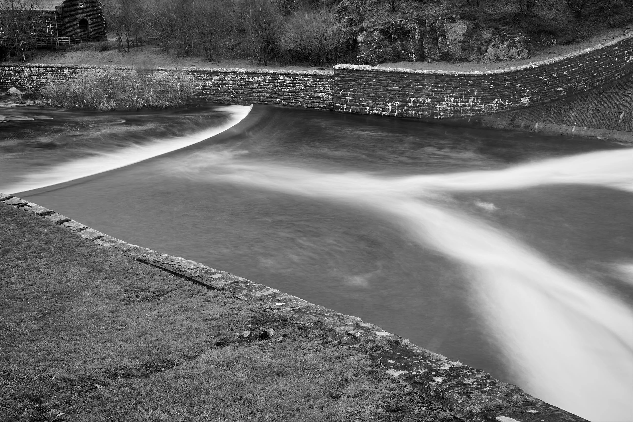 Caban Coch Outflow, Elan Valley, Wales