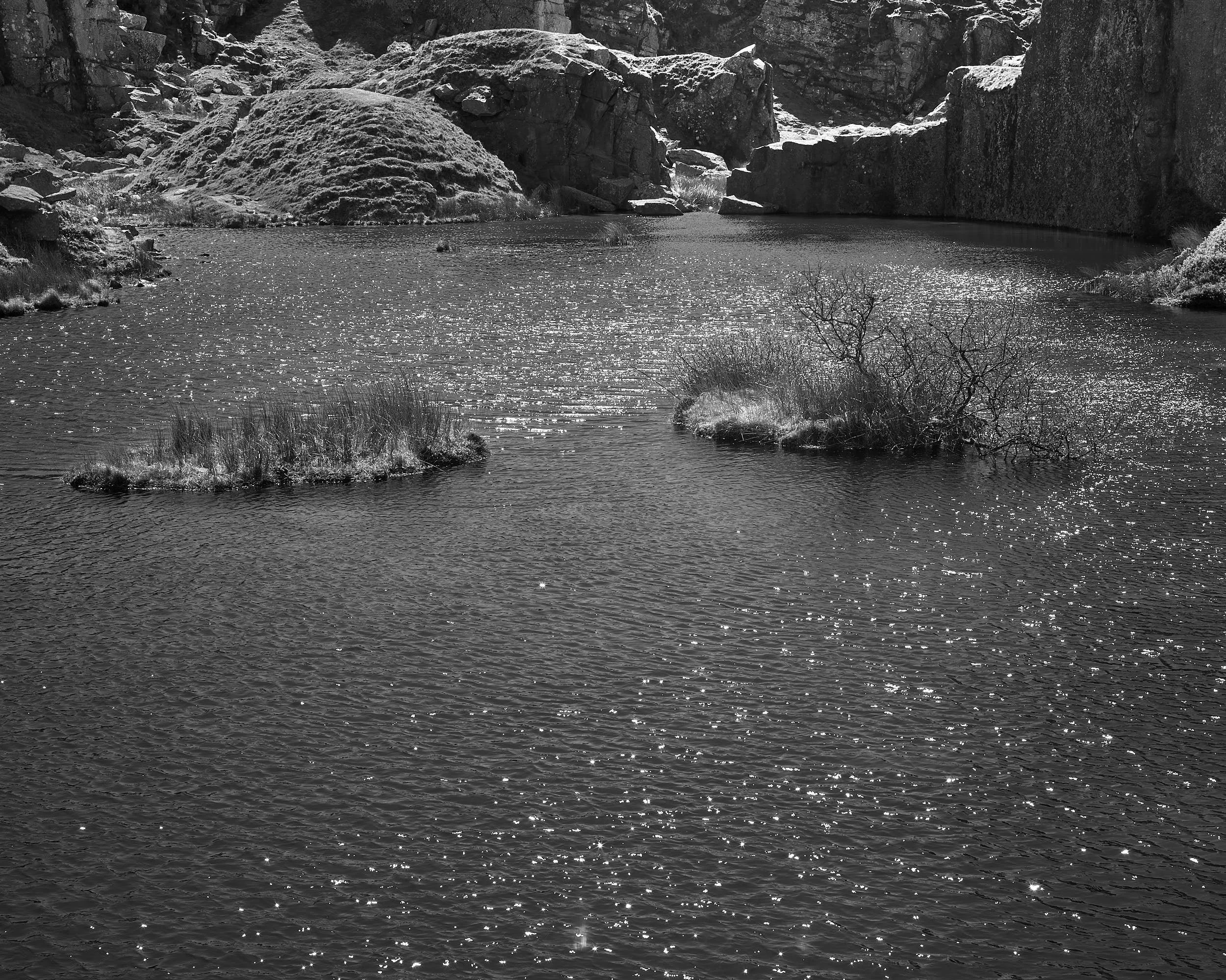 Water, Foggintor Quarry, Devon, England