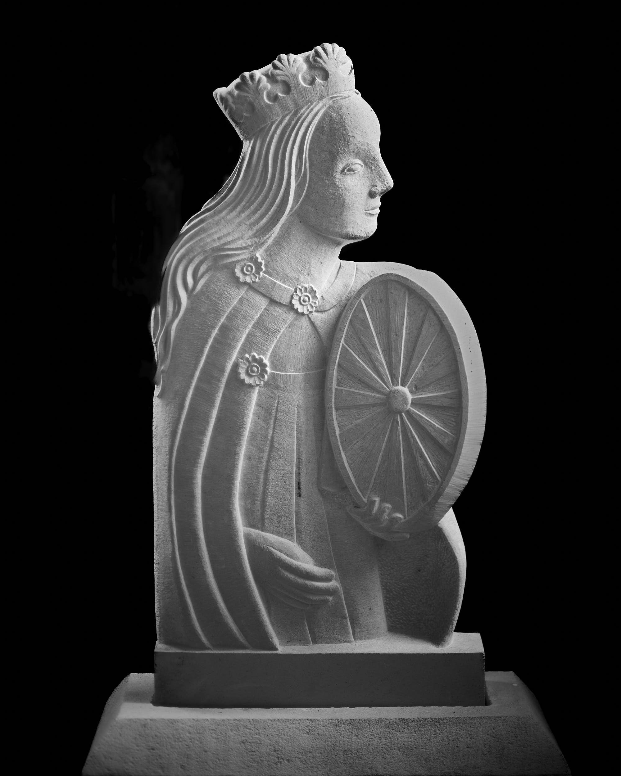 Medieval Women, Dore Abbey, Herefordshire, England