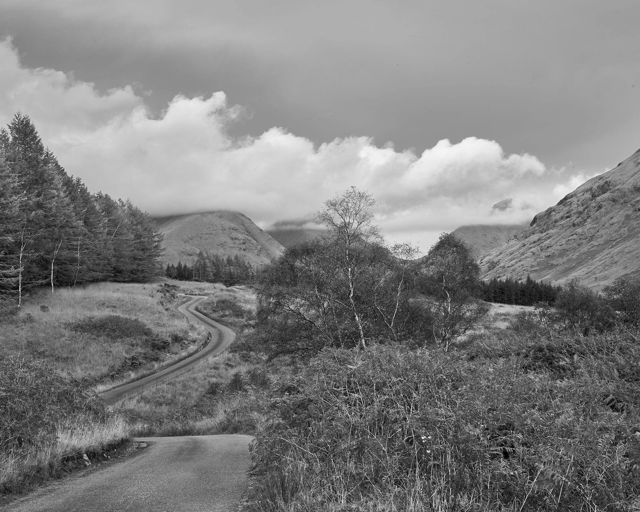 Clouds, Glen Etive, Scotland