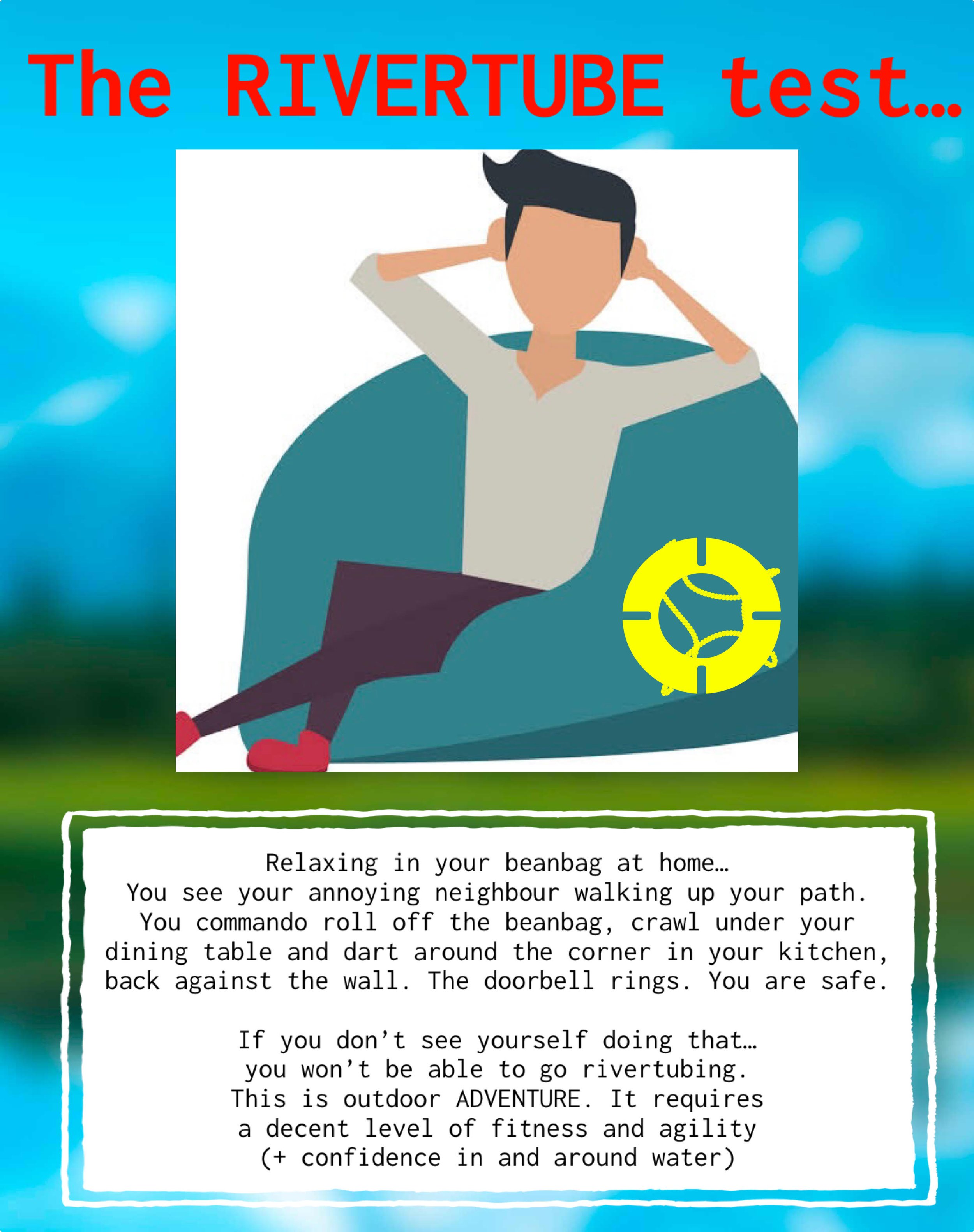 Rivertubing in Warburton — BIKE and HIKE