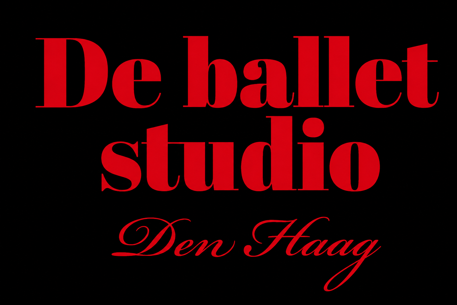 De ballet studio Den Haag
