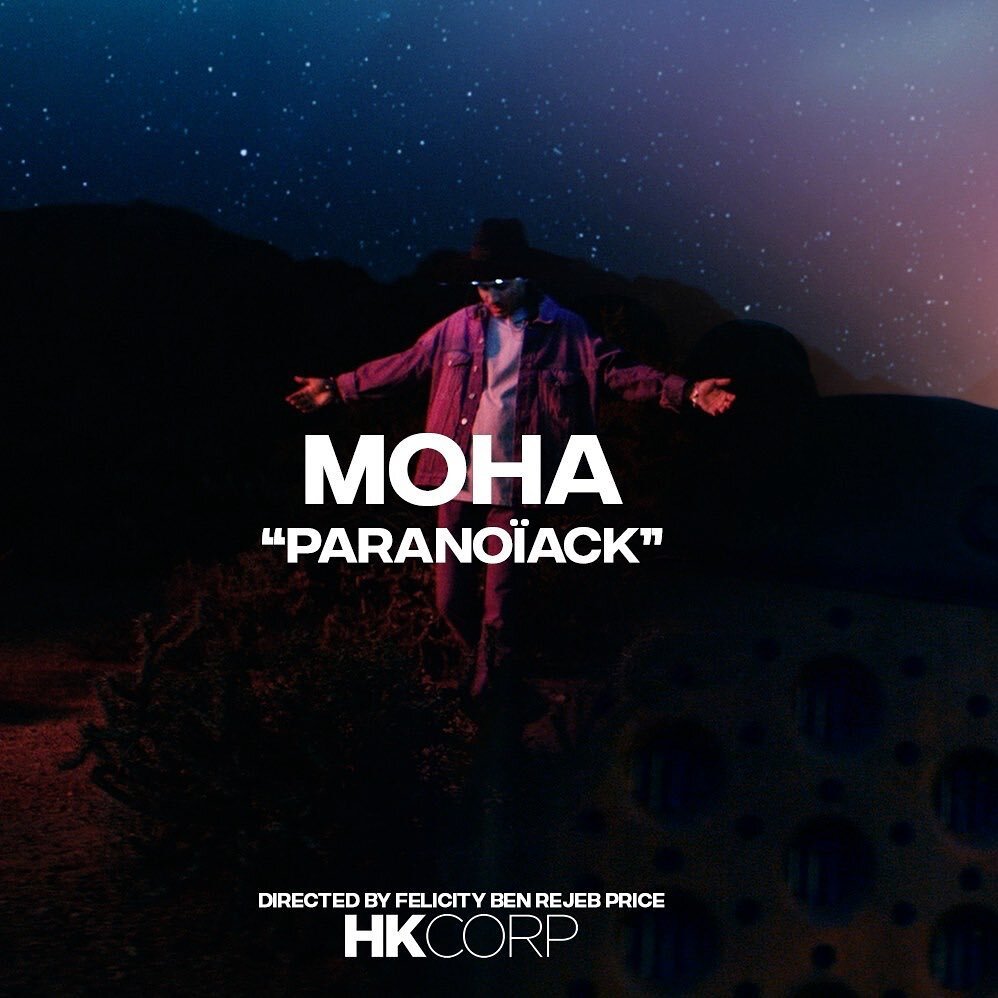 MOHA - PARANOÏACK 

#mondaymood 

Starting the week remind you still time to watch this great videoclip for  @moha_2mz 💥

Thanks to the best team 🤩
Director :
@felicitybenprice 
Producer : 
@davidgitlis 

Dop : 
@mariocontini &amp; @david_moerman_