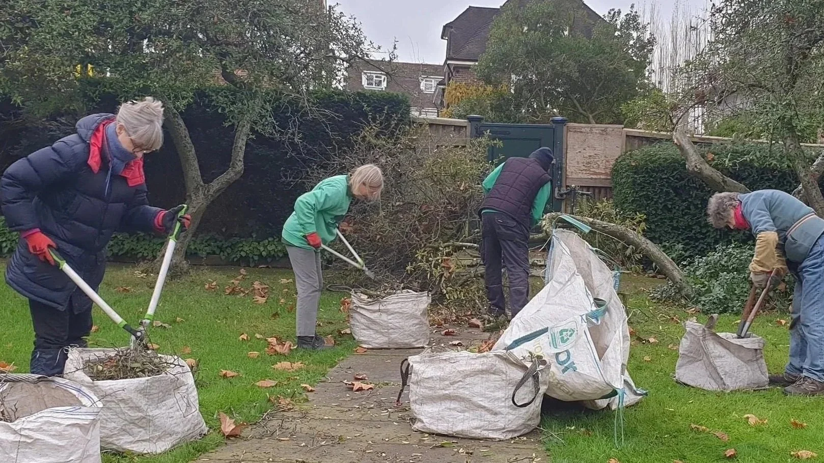 volunteers at keats house