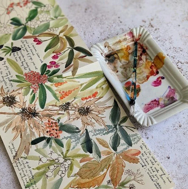 Nature journaling workshop at Kenwood