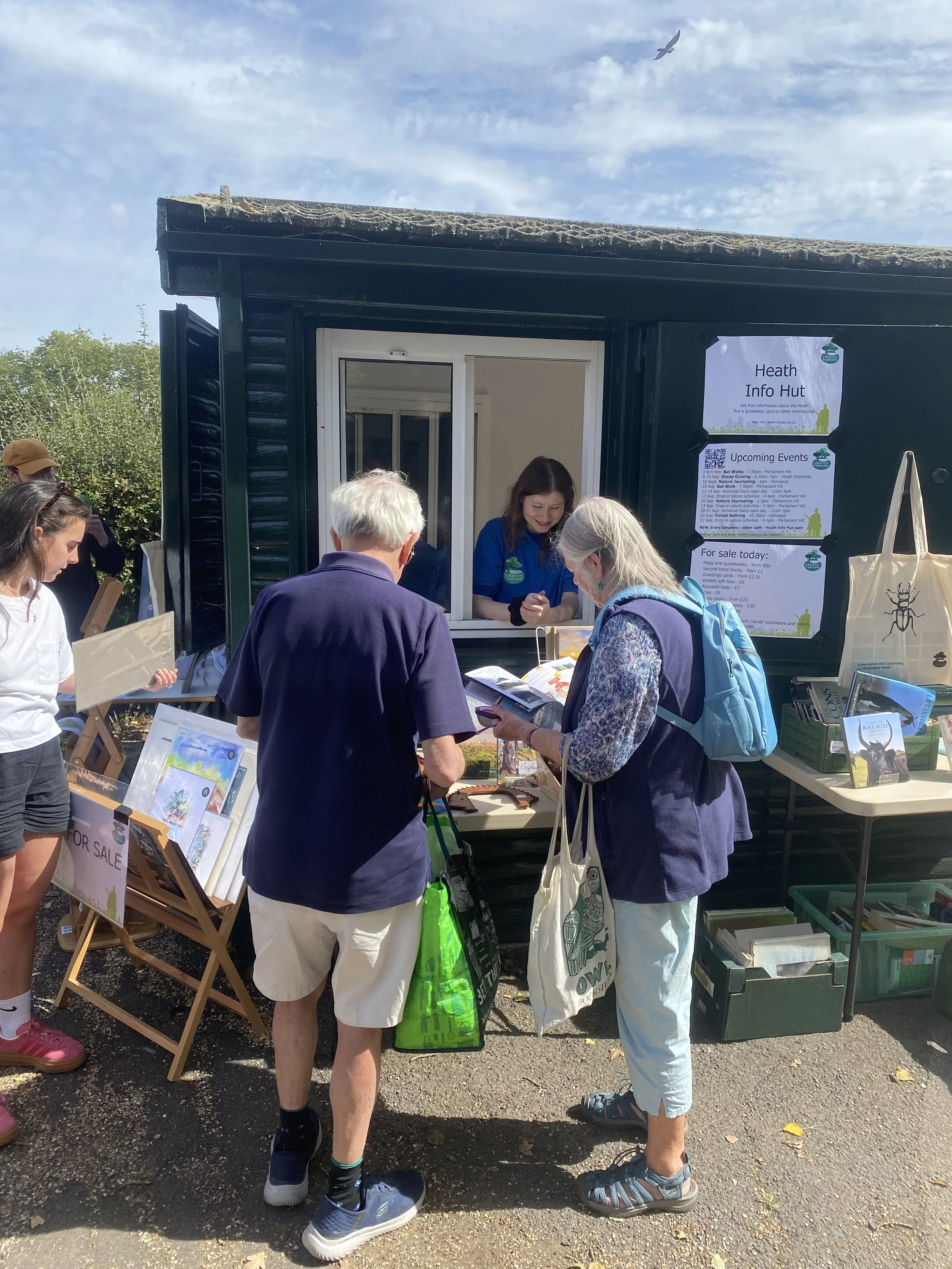 Heath Info Hut open day