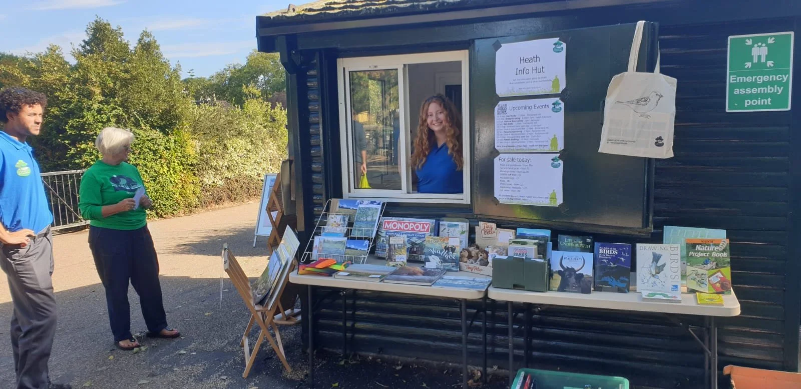 Heath Info Hut open day