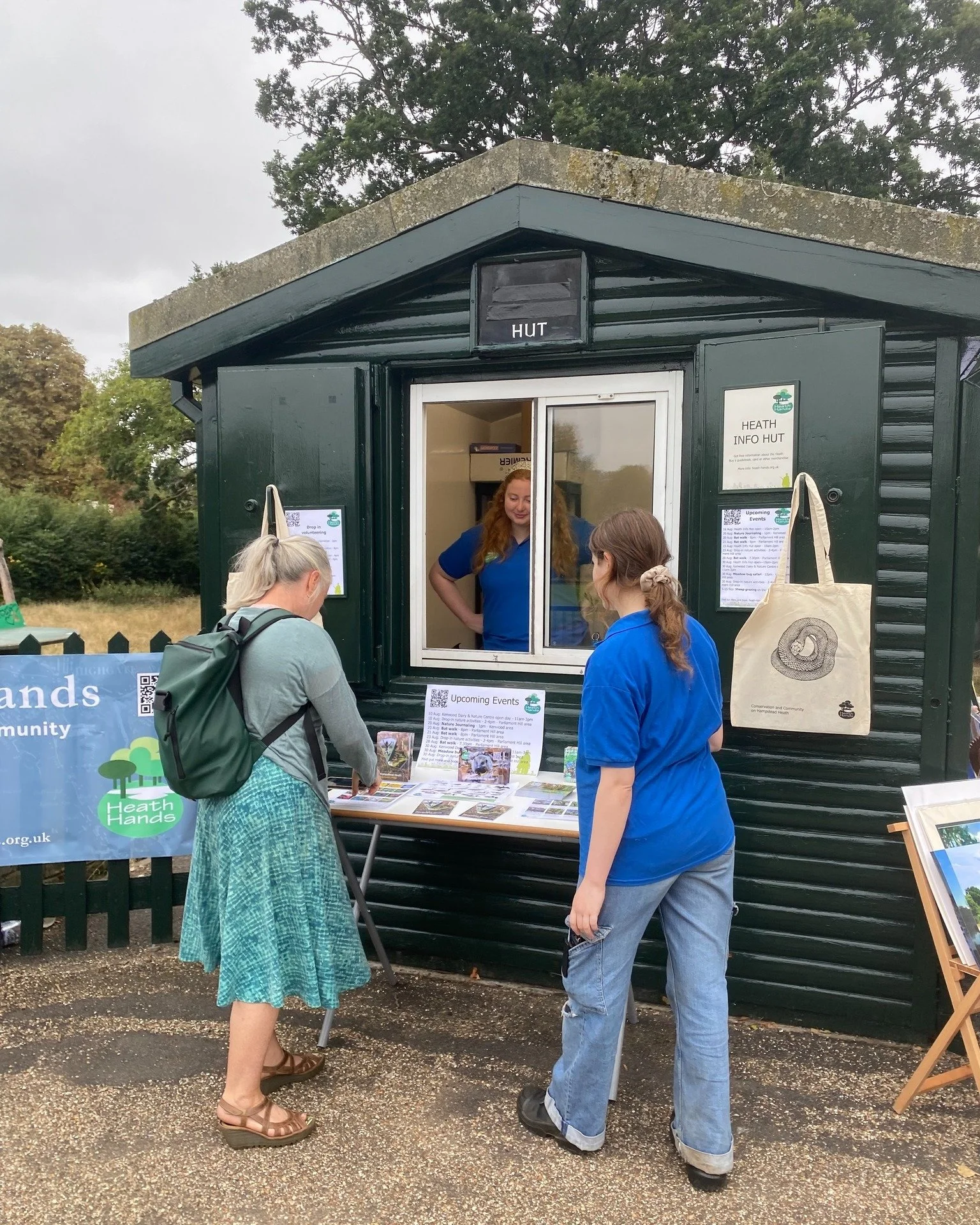 Have you read our latest blog? We're celebrating the anniversary of the Heath Info Hut, providing the public with free resources, educational materials and Hampstead Heath goodies for the past year. The Heath Info Hut is open every Saturday from 10-2