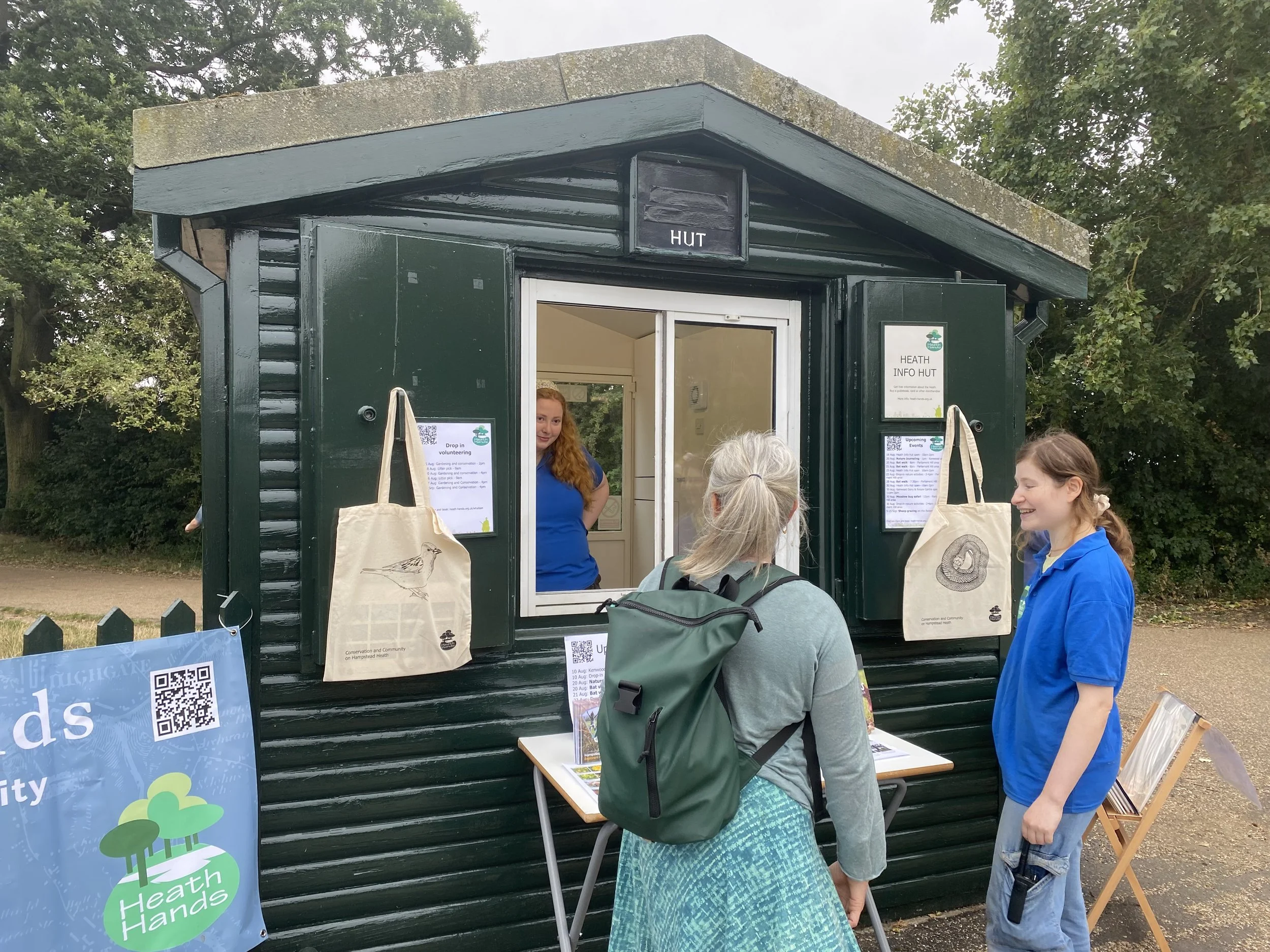 Heath Info Hut open day