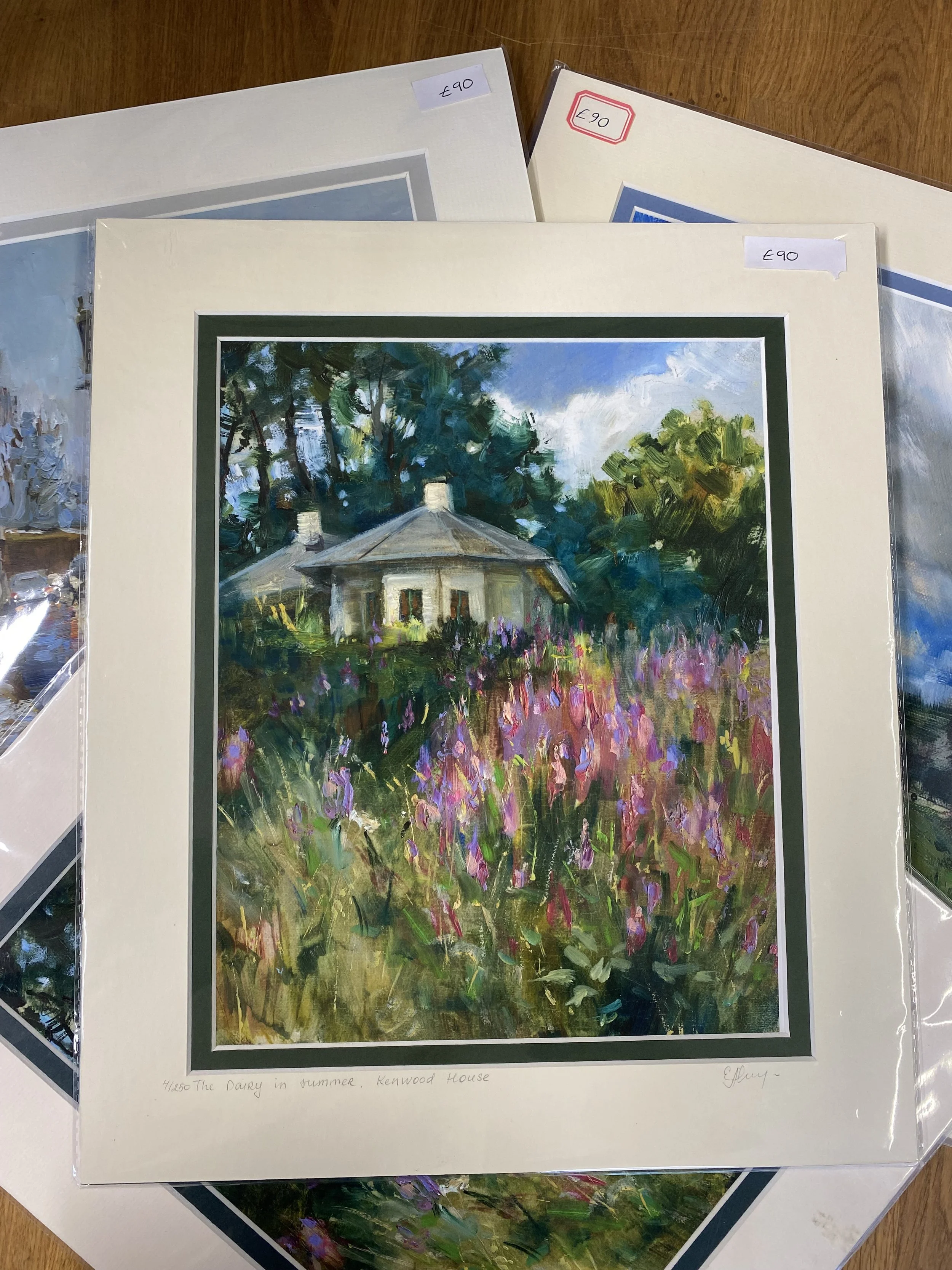 The Dairy in Summer Art Print