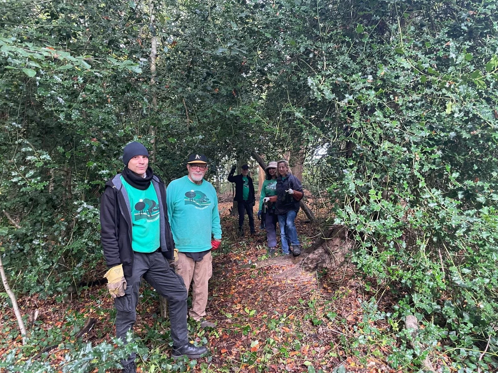 volunteers in highgate wood