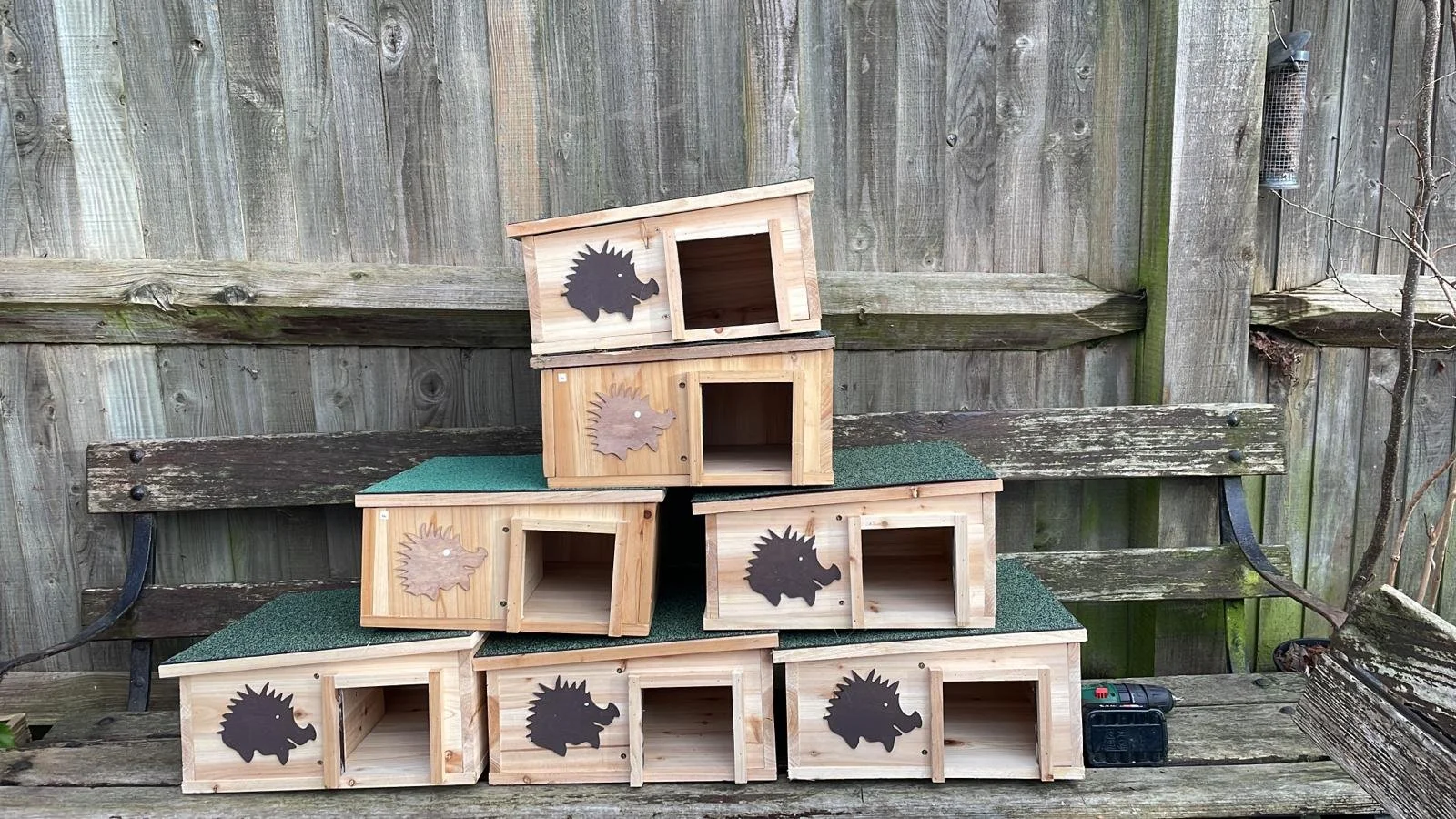 hedgehog boxes for Hampstead Heath