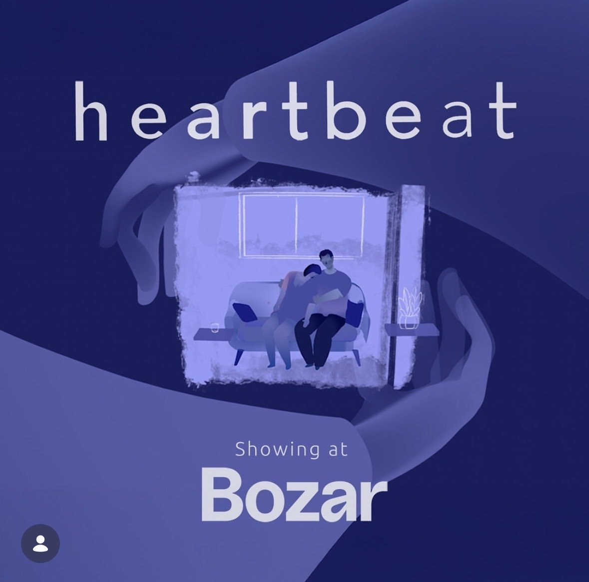 Digital poster for ‘Heartbeat’ screened at Bozar, Brussels. Includes logos for Northern Ireland Screen, Last Conker, and the BFI Network, with text that reads 'No one tells you what to do' and 'based on a true story.'