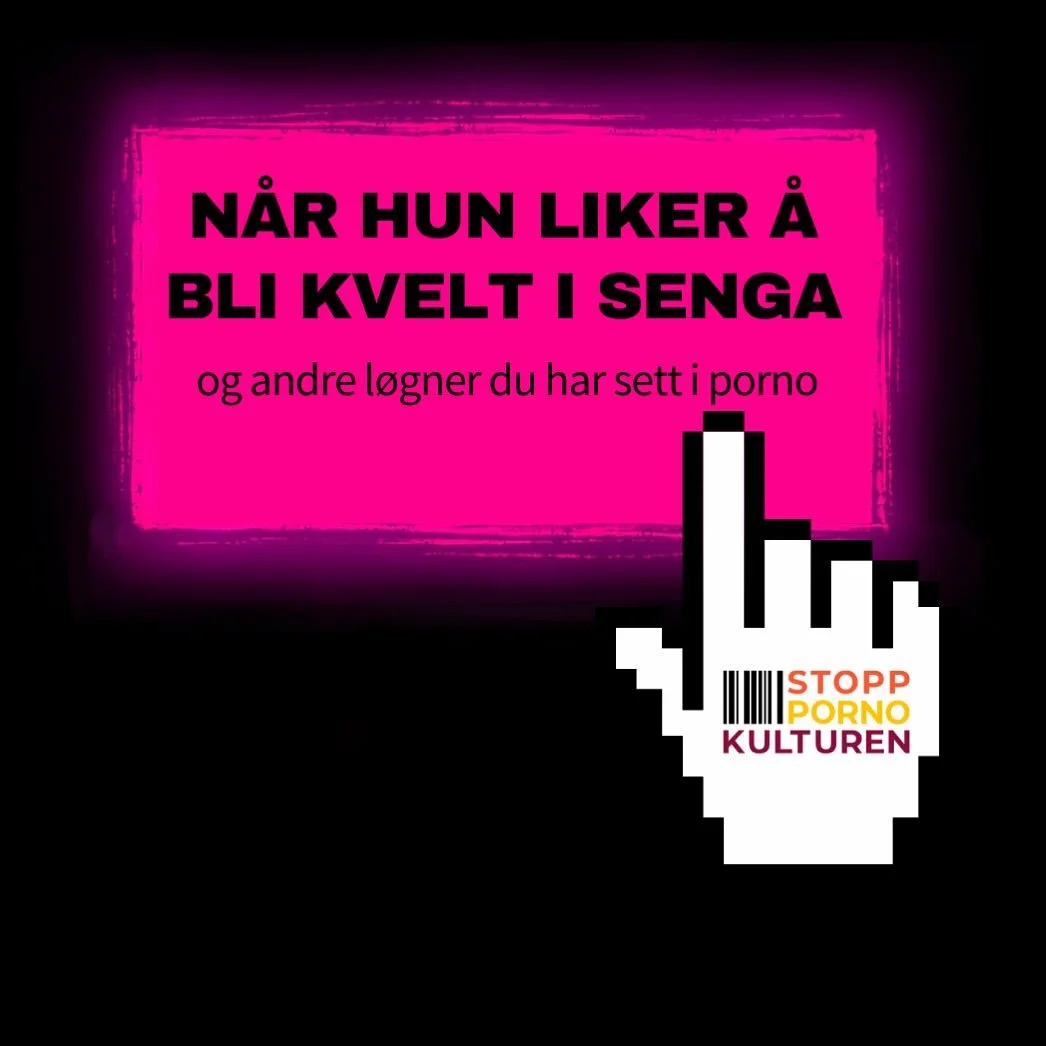 📅 Torsdag, 26. mars
⏰ 16.30-18.30
📍Galleriet p&aring; Chateau Neuf, Oslo

Hvilke myter om sex l&aelig;rer vi fra porno, og hvordan p&aring;virker det kulturen rundt oss? H&oslash;r mer om dette i foredrag p&aring; &aring;pent m&oslash;te om pornoku