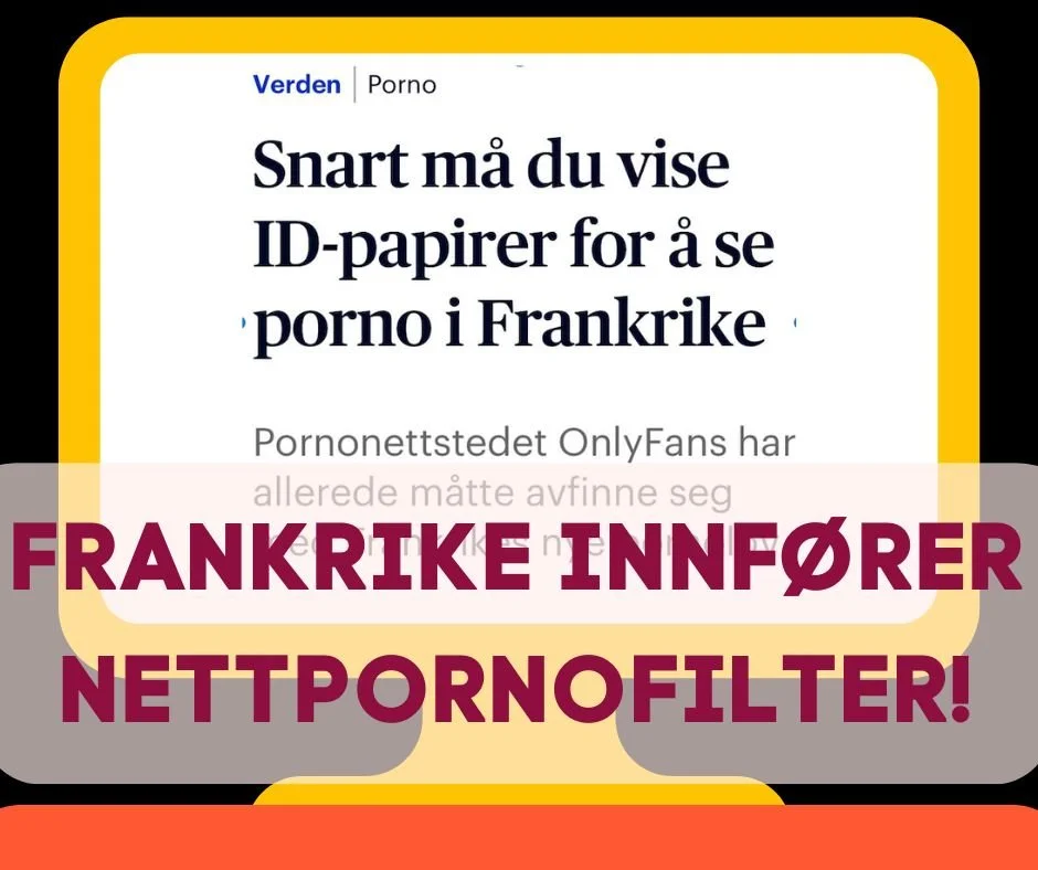 Kan Frankrike, kan vi! 

Visste du at det er forbudt etter straffeloven &aring; overlate pornografisk innhold til personer under 18 &aring;r? 
Det er det gode grunner til.

I l&oslash;pet de siste ukene har mange brakt fram i media de skadelige konse