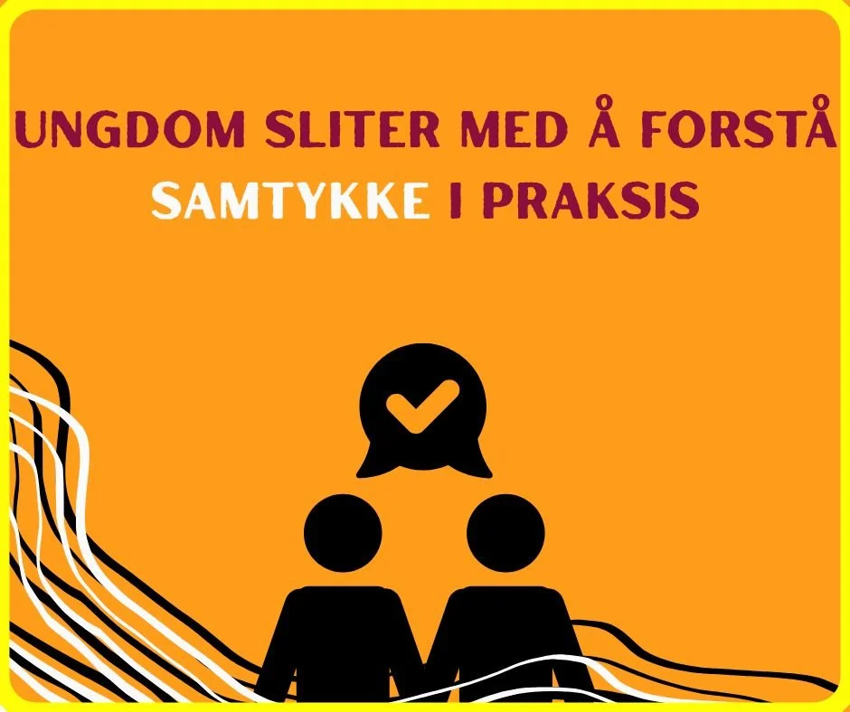 En ny rapport fra Redd Barna viser at ungdom sliter med &aring; forst&aring; samtykke i praksis.
Rapporten viser at ungdom ofte bruker porno for &aring; l&aelig;re om sex. I porno er verken samtykke, respekt eller gjensidighet tema.
✊Seksualundervisn