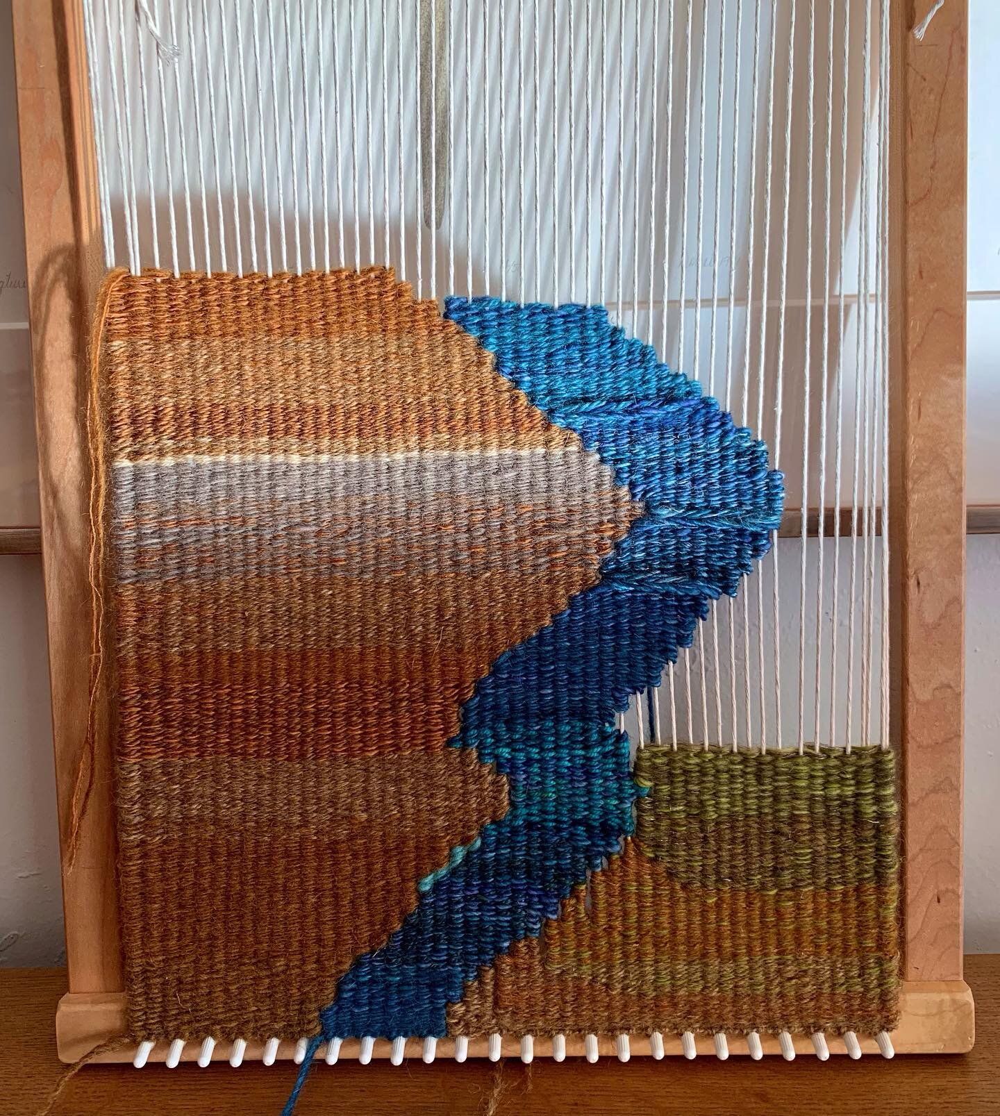 A new &quot;River Series&quot; from the LittleWeavingsCo. Wool and mohair. Tapestry. Slow.