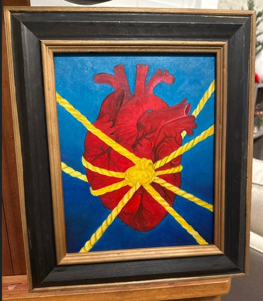 Heart of Liberation - Original 8x10 Oil Painting