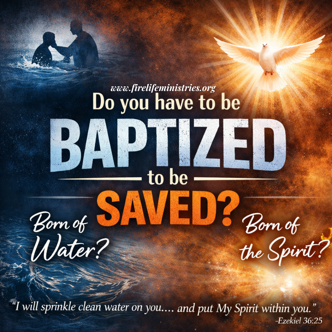 Do you have to be baptized to be saved?