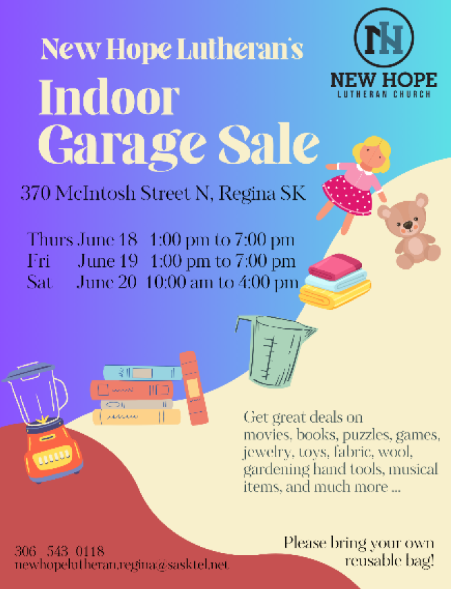 2nd Annual NHLC Garage Sale