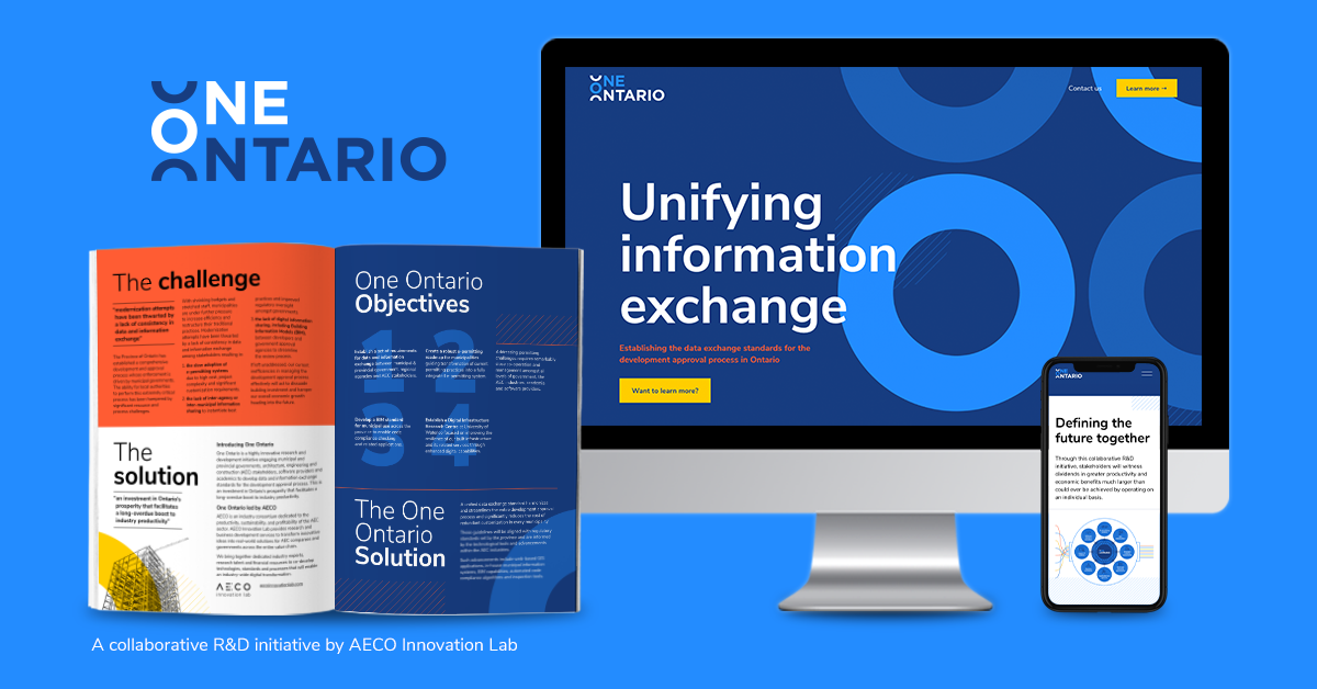 One Ontario sets the stage for new Streamlined Data Exchange Framework between Municipalities, AEC Community, and Provincial Agencies