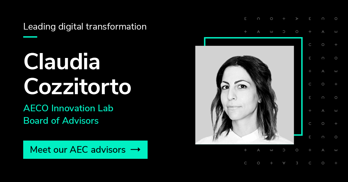 Claudia Cozzitorto brings architect lens to advisory board role at AECO Innovation Lab