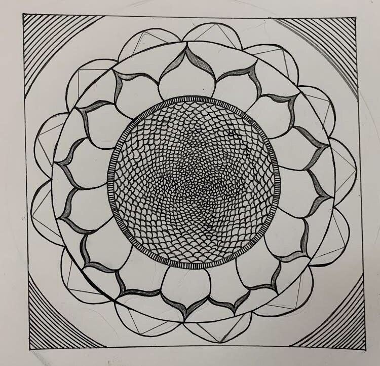 Sunflower Mandala 6/11/19
