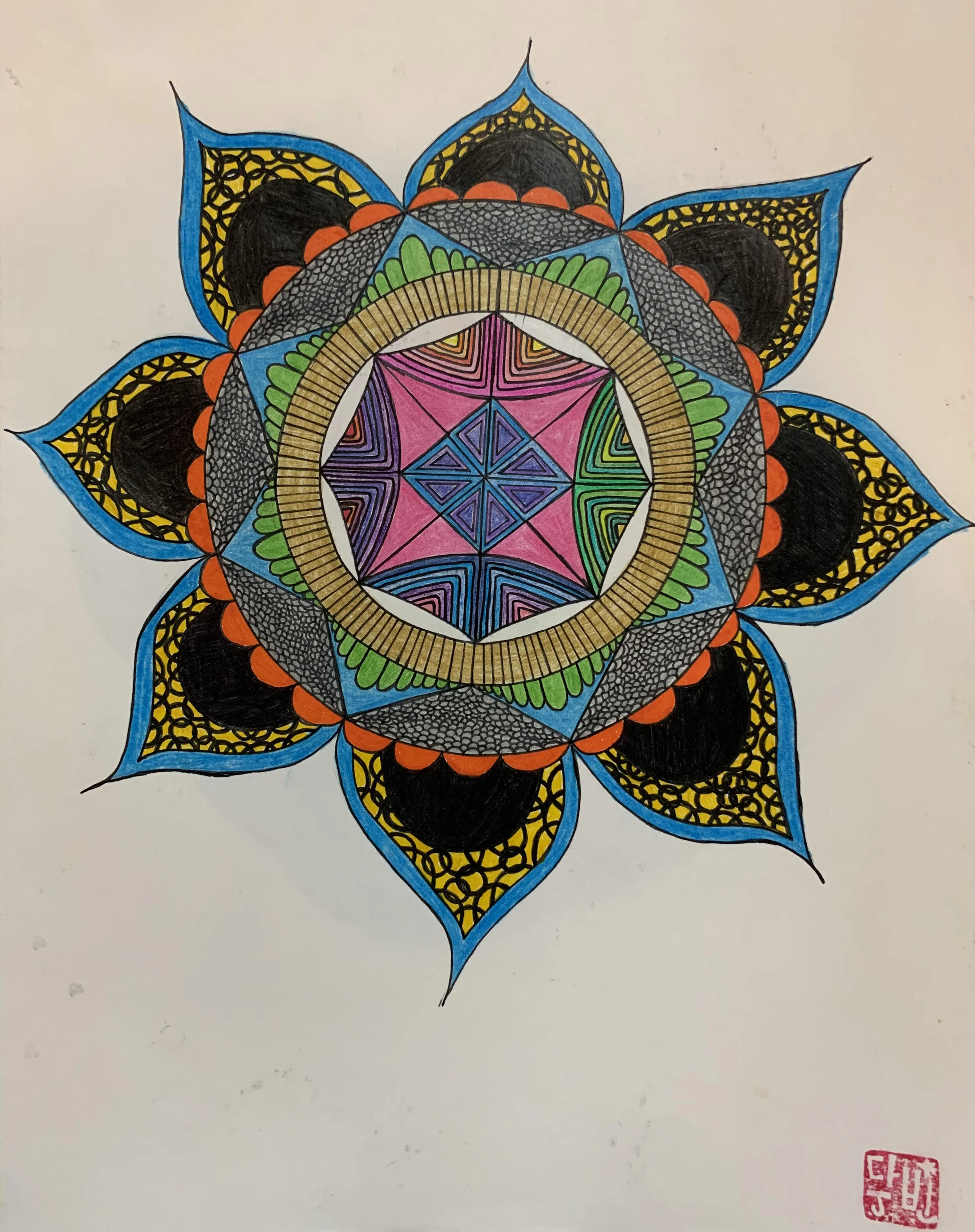 Flower Mandala 1/14/19