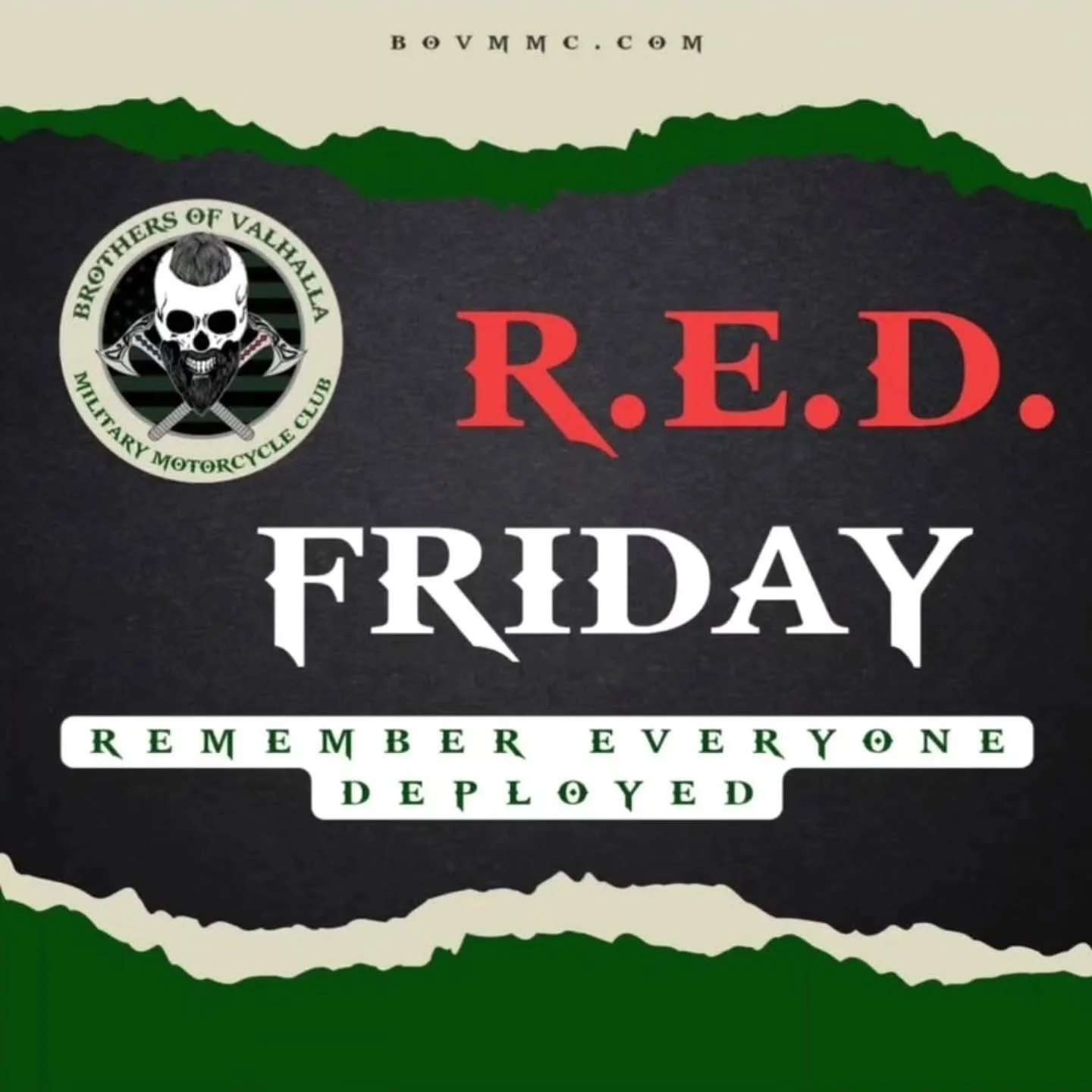R.E.D. Friday's - Remember Everyone Deployed 🇺🇸
