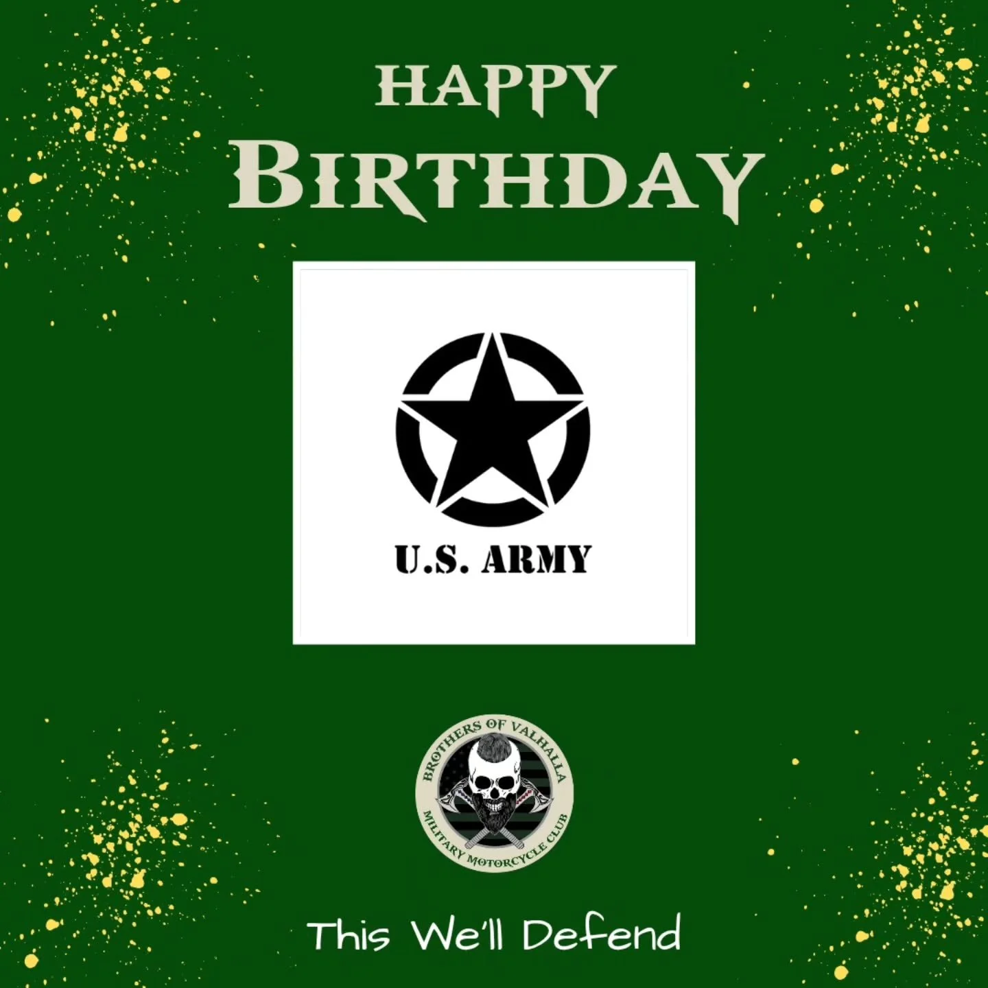 Happy 250 years, US Army 🪖🇺🇸
Happy Birthday 🎈🎉
#hooah