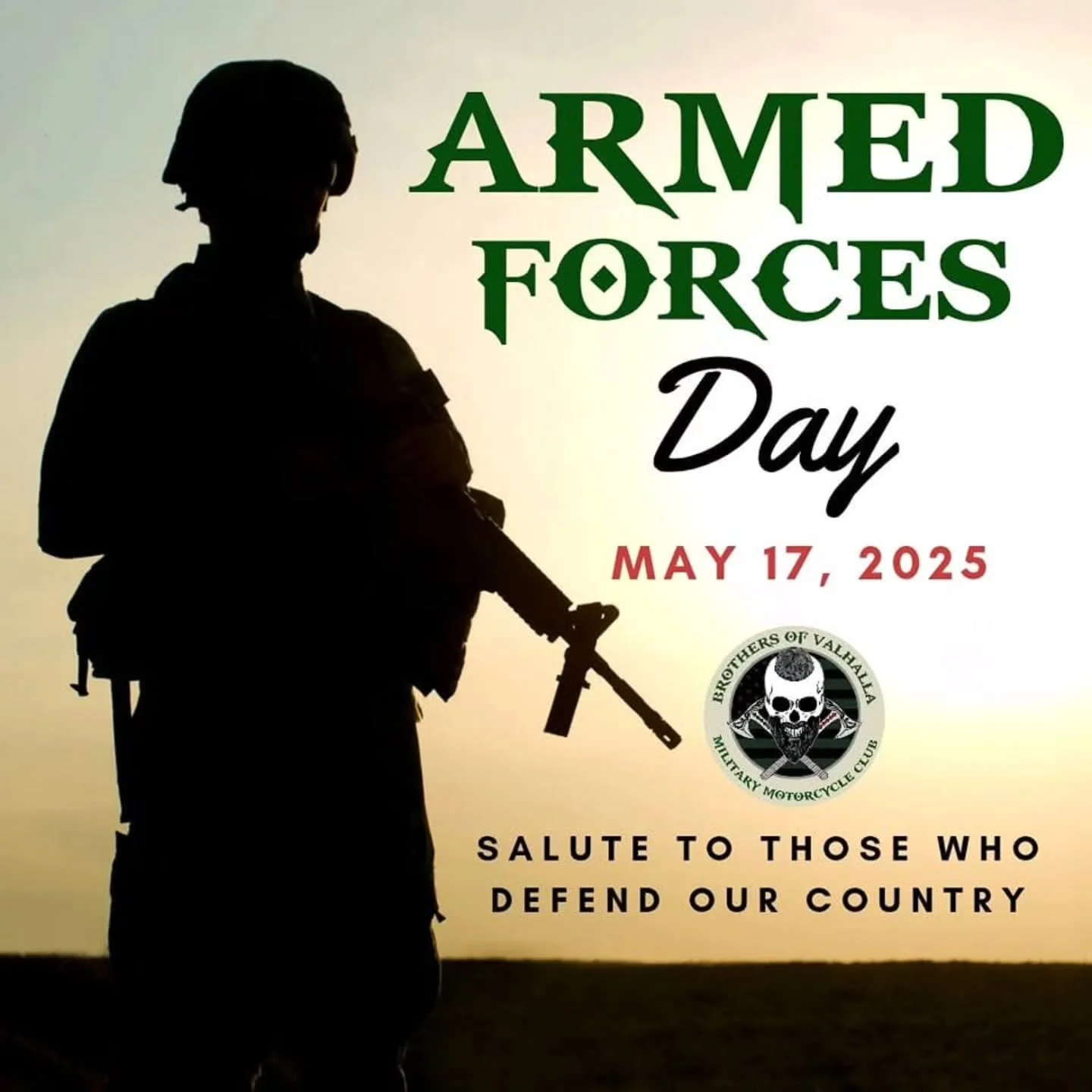 Today on Armed Forces Day, we Honor all the men and women who are Active Duty, currently serving in each branch of the U.S. Military.
 🫡 🇺🇲