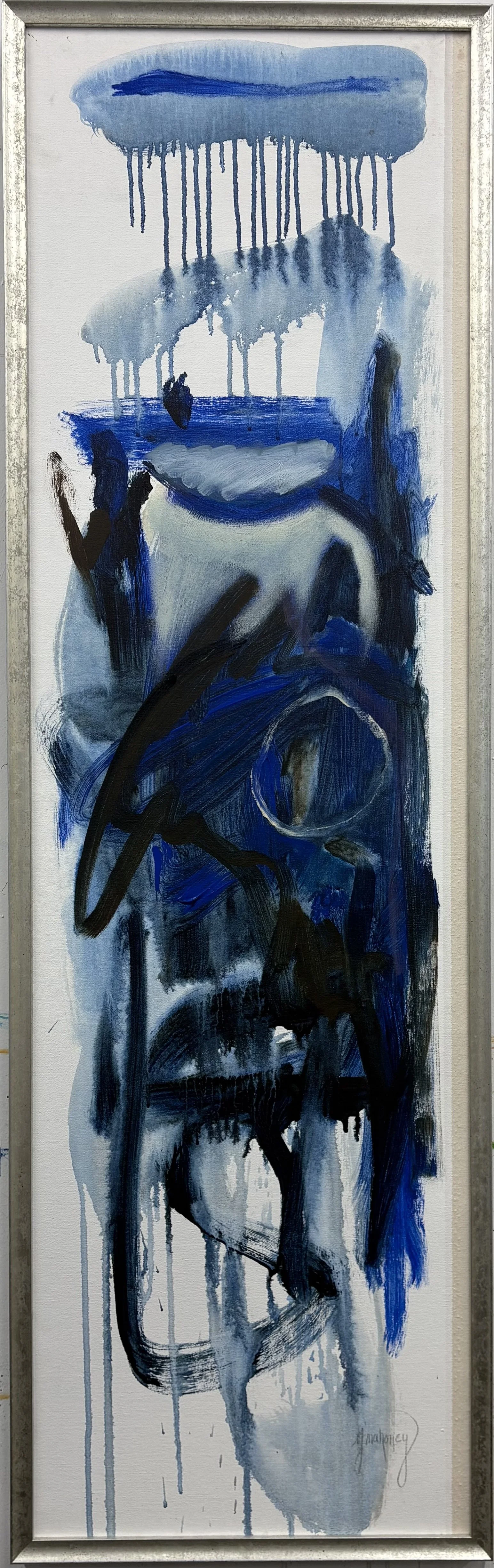 "Weather Report", 18.5"x59, Framed