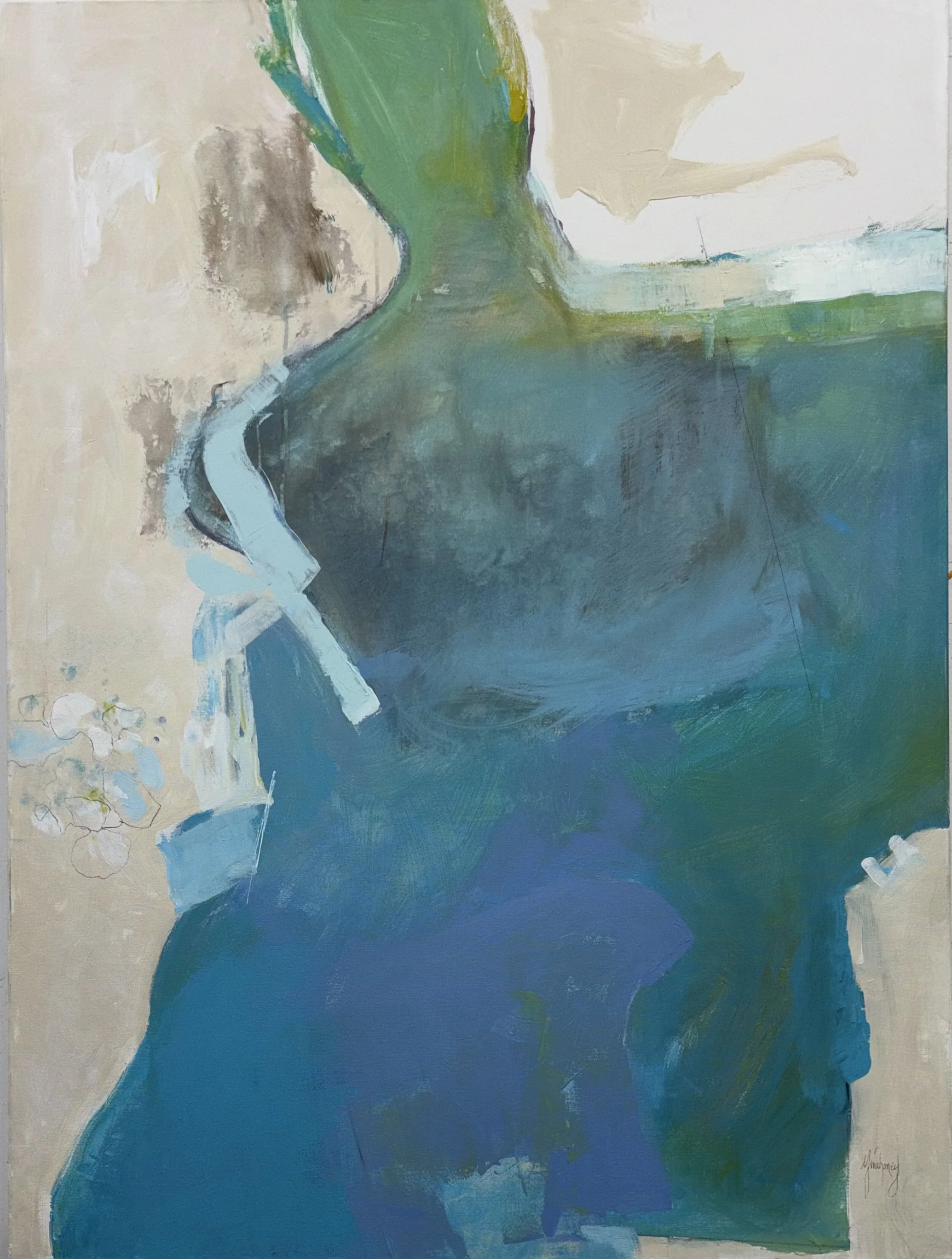 "She's Dancing Again", 36"x48" on Canvas