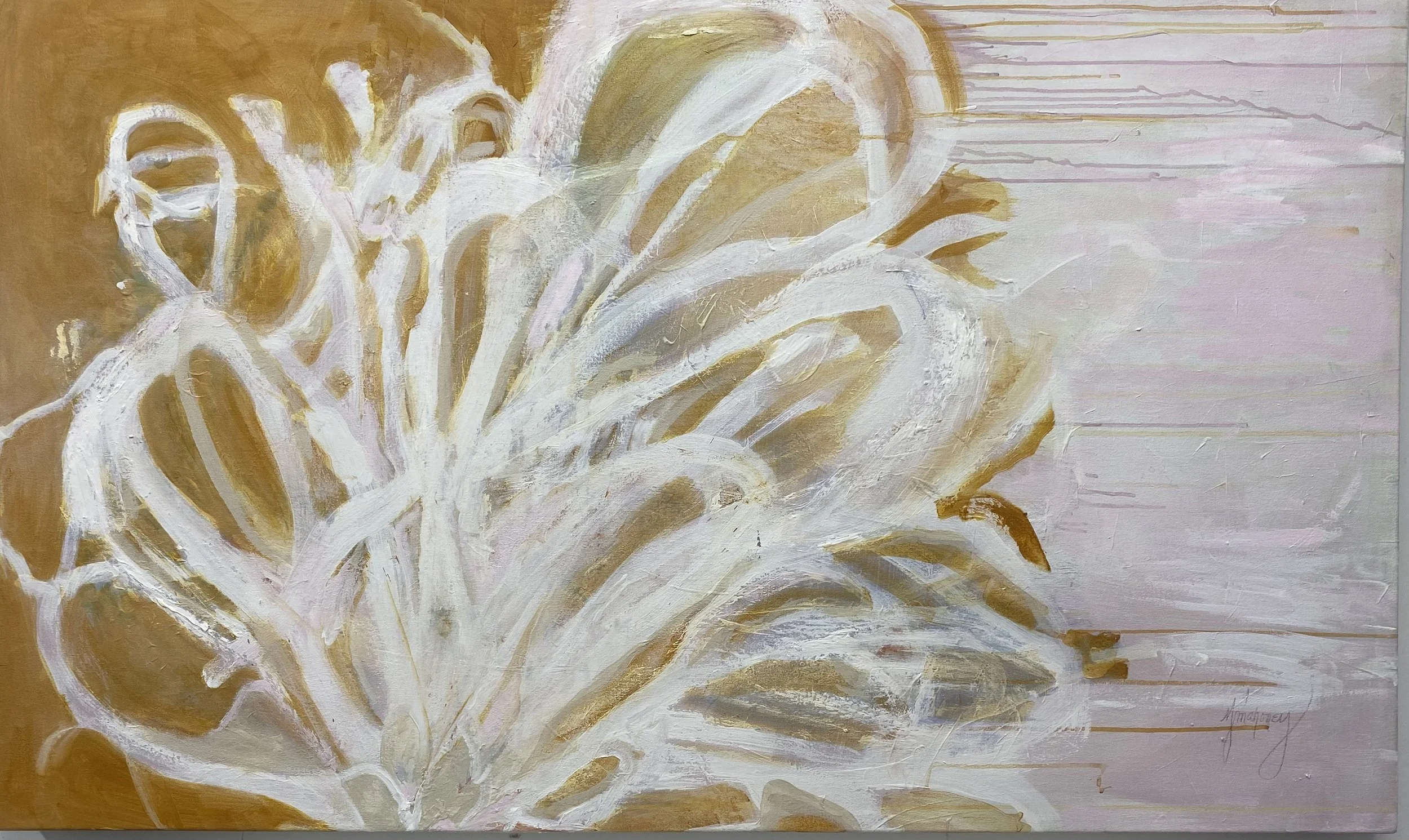 GOOD MORNING, 30"X50", ON CANVAS