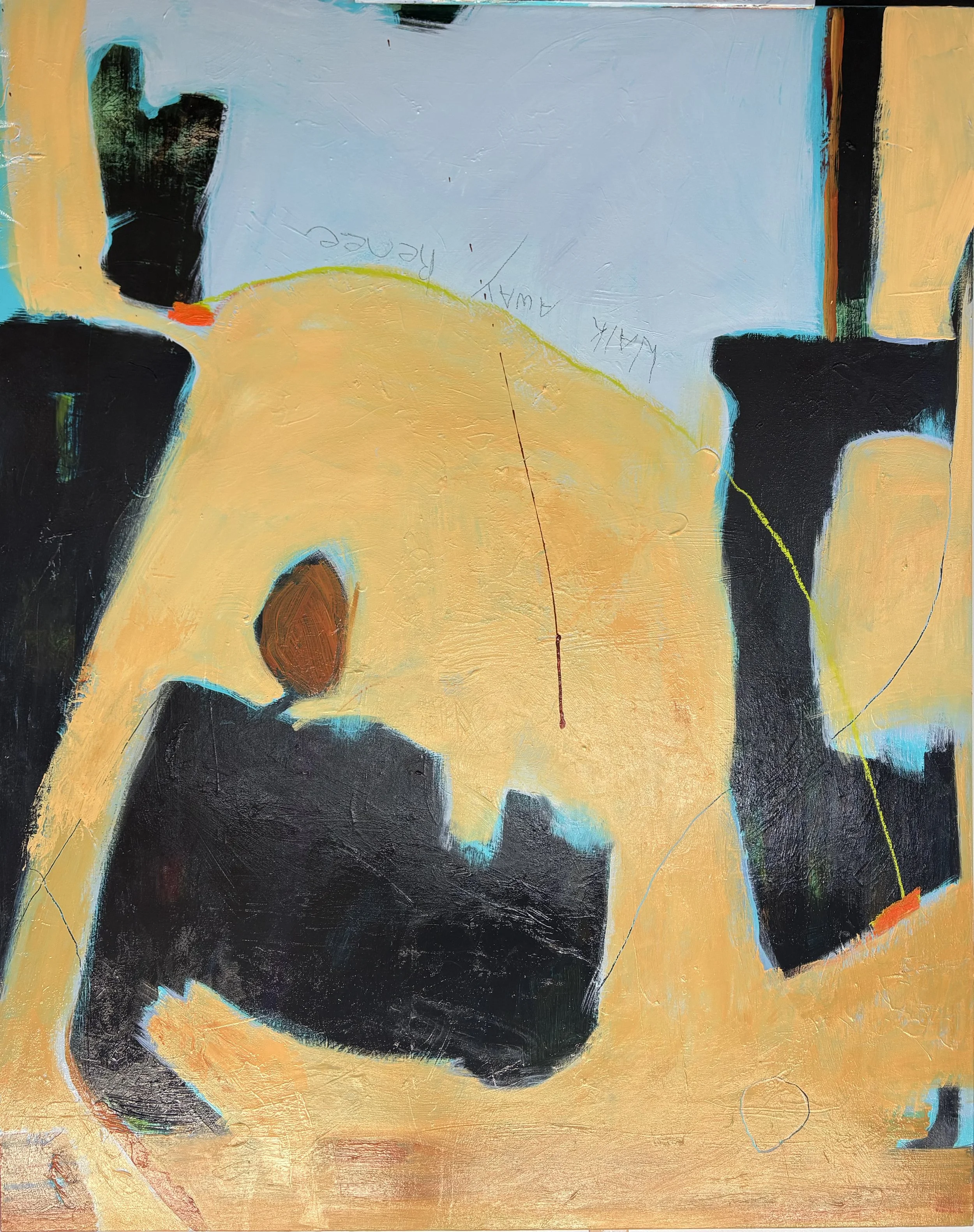 "Just Walk Away", 48"x60", on Canvas