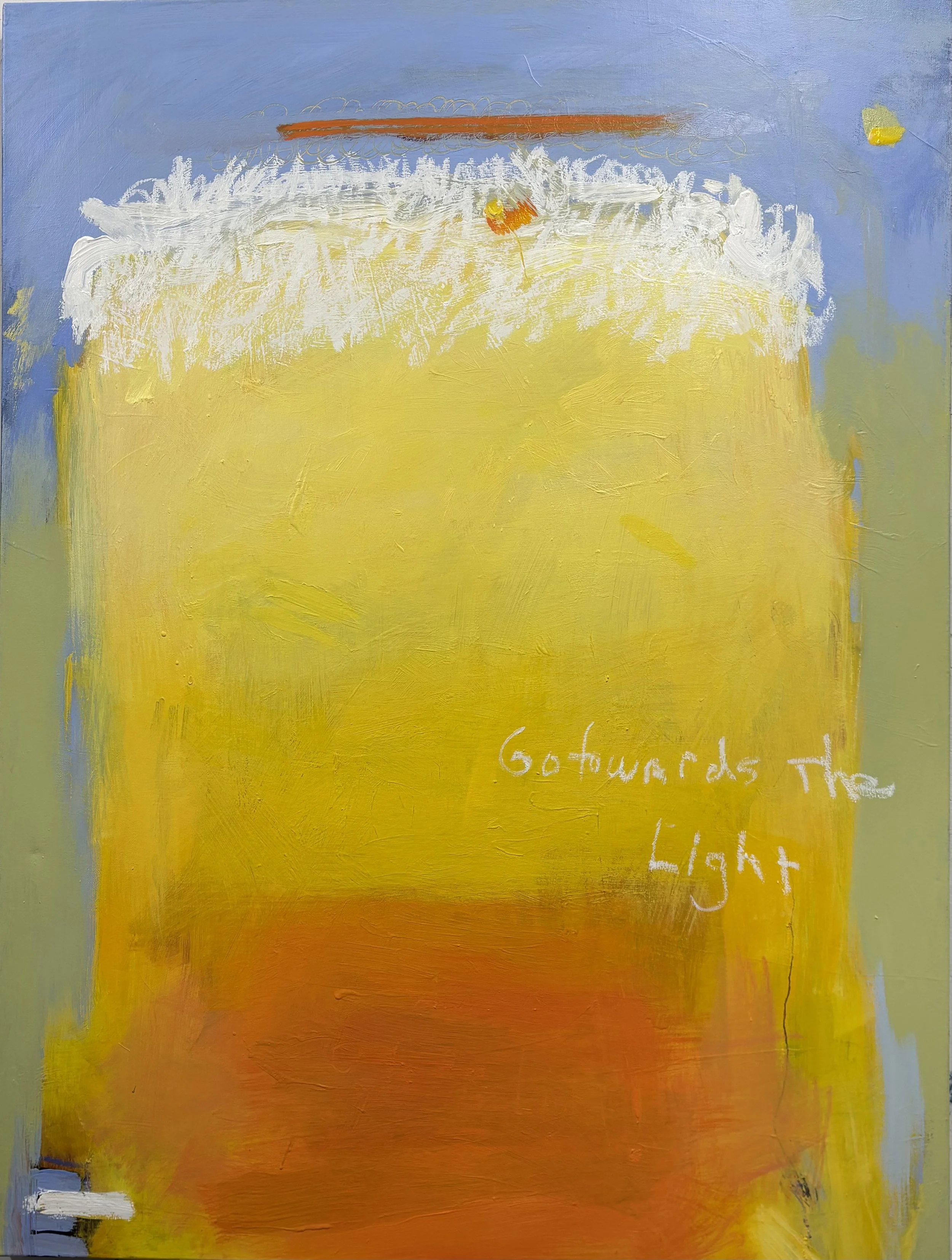 "Go Towards The Light", 36"x48" on Canvas
