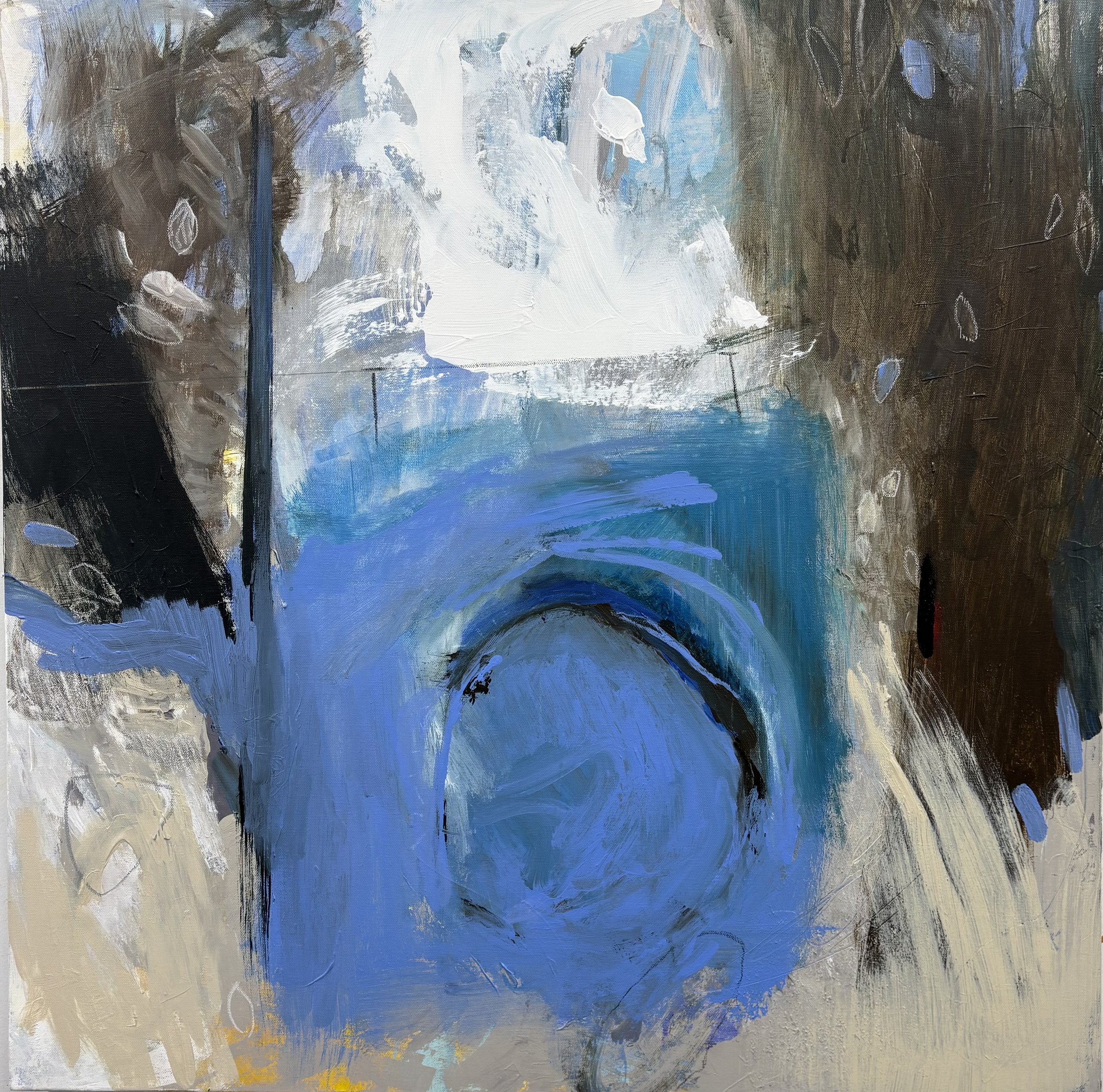 "Iceland", 30"x30", on Canvas