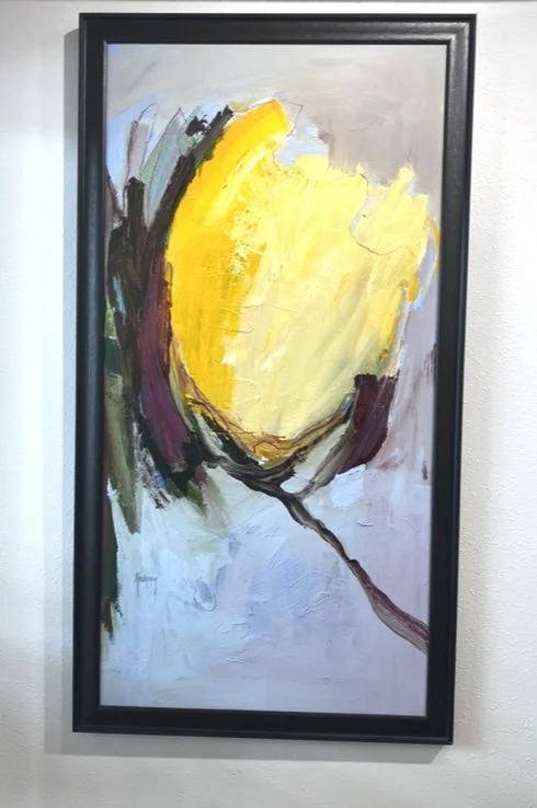 "This Bud's For You", 28.5"x53.5" Acrylics on Canvas, framed     